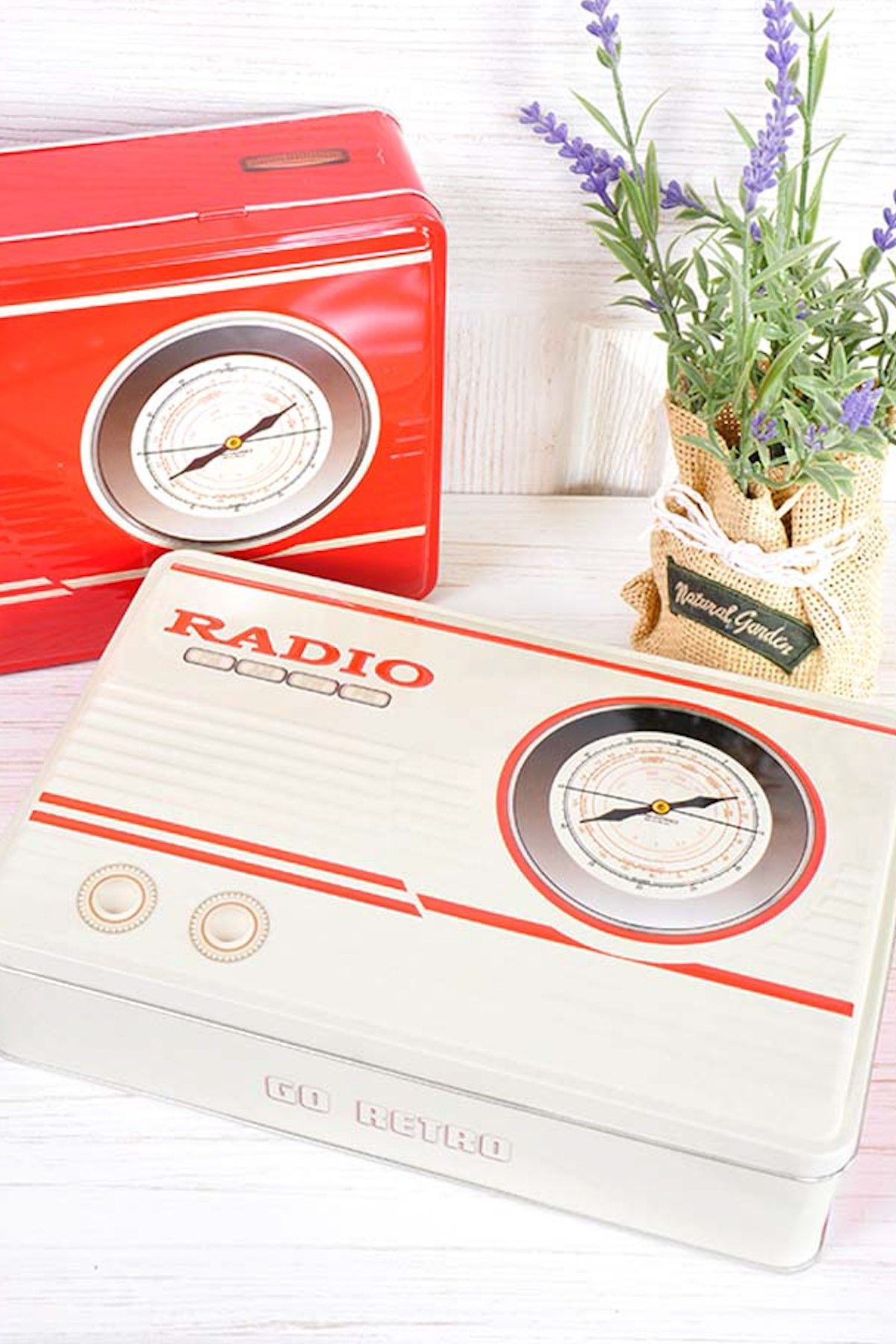 The Mia Kutu Radyo Krem BOX003
