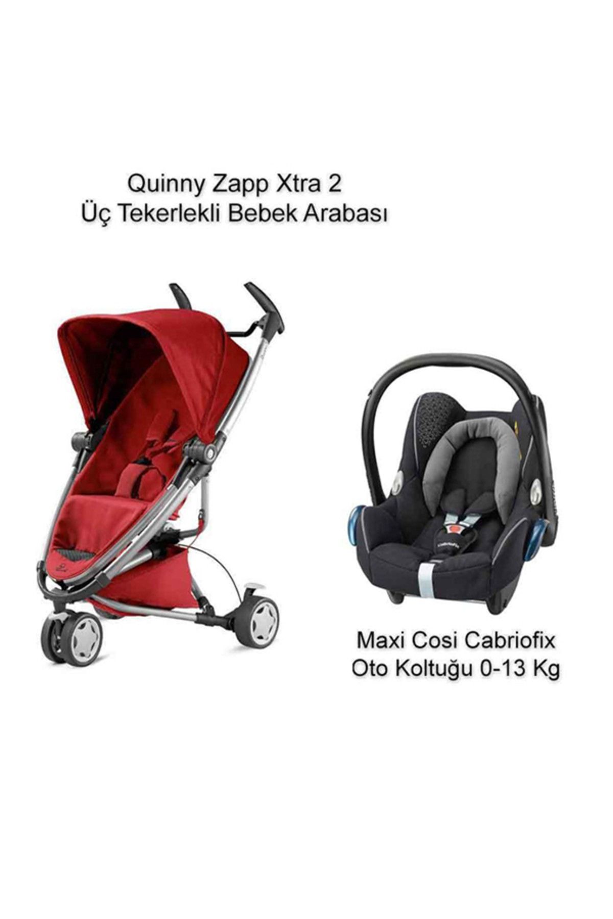 Quinny Zapp Xtra 2 Bebek Arabası Kampanyası Black  /
