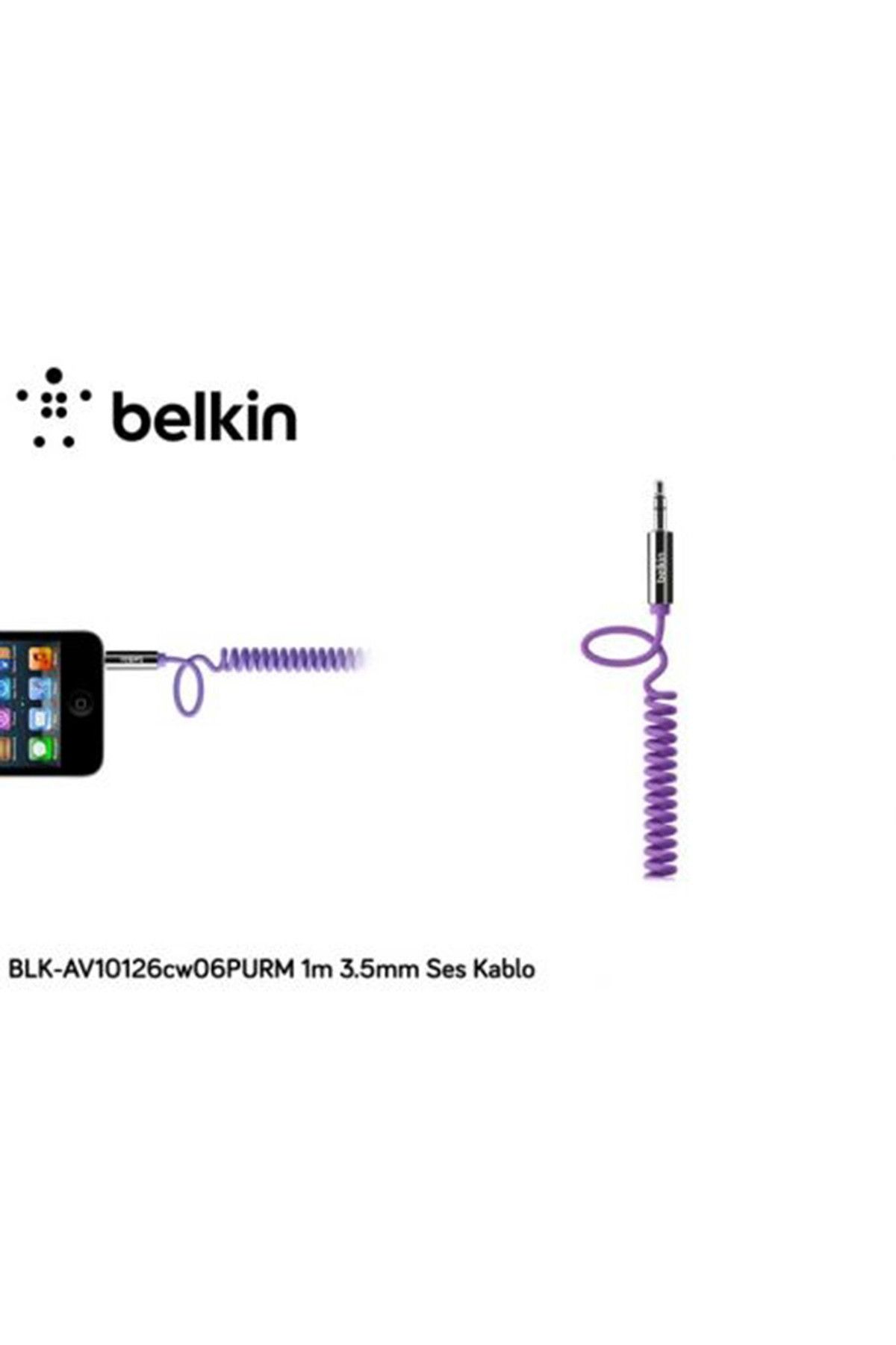 Belkin Blk-av10126cw06purm 1m 3.5mm Ses Kablo