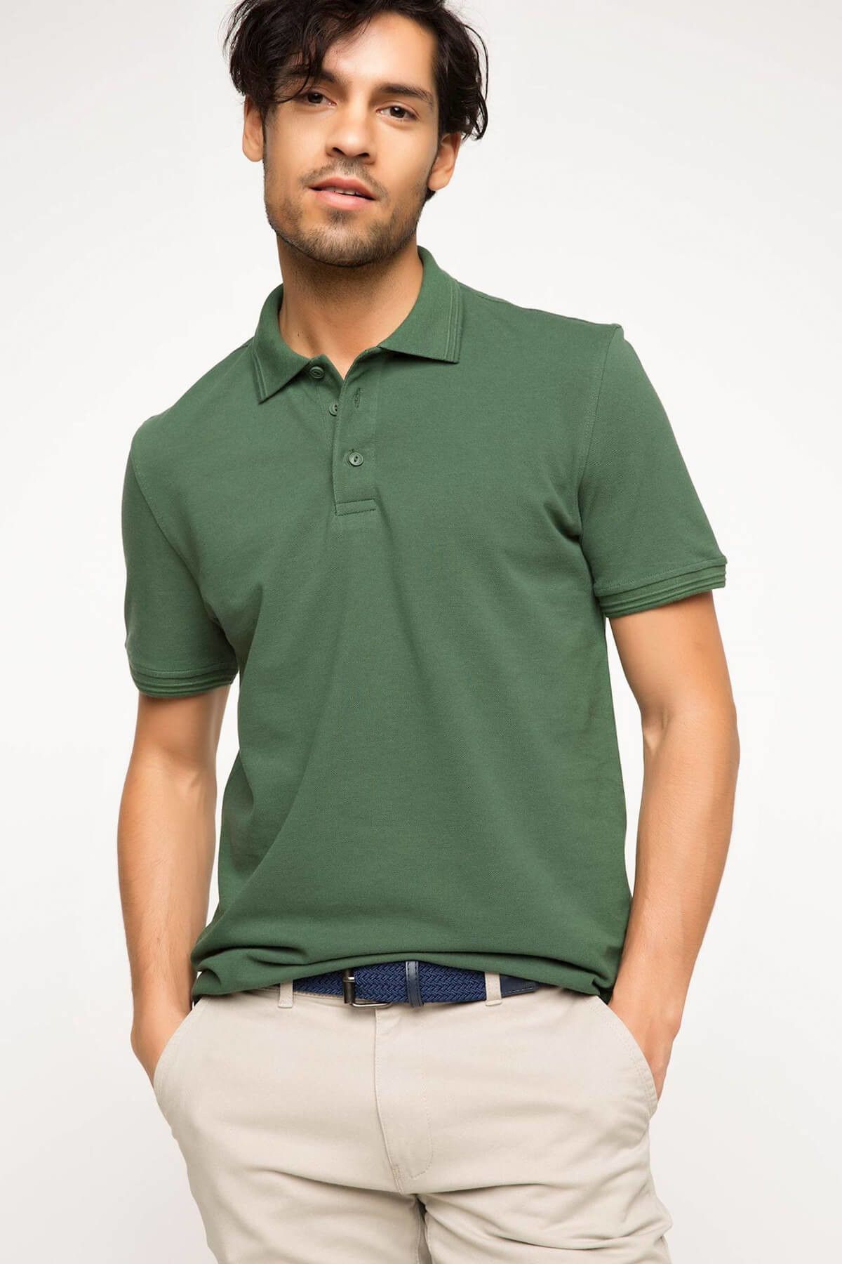 Defacto Erkek Basic Polo T-shirt G5781AZ.18SM.GN782