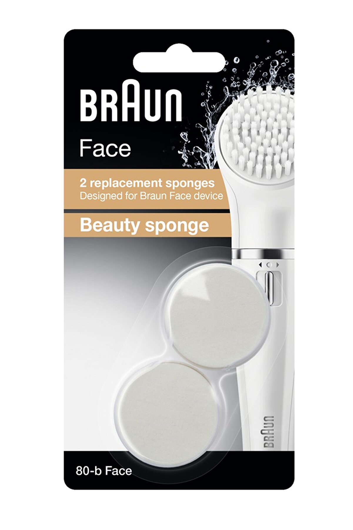 Braun Face Yüz Temizleme Cihazı Yedek Fırça Başlığı 2'Li Paket Se80-B 4210201120940