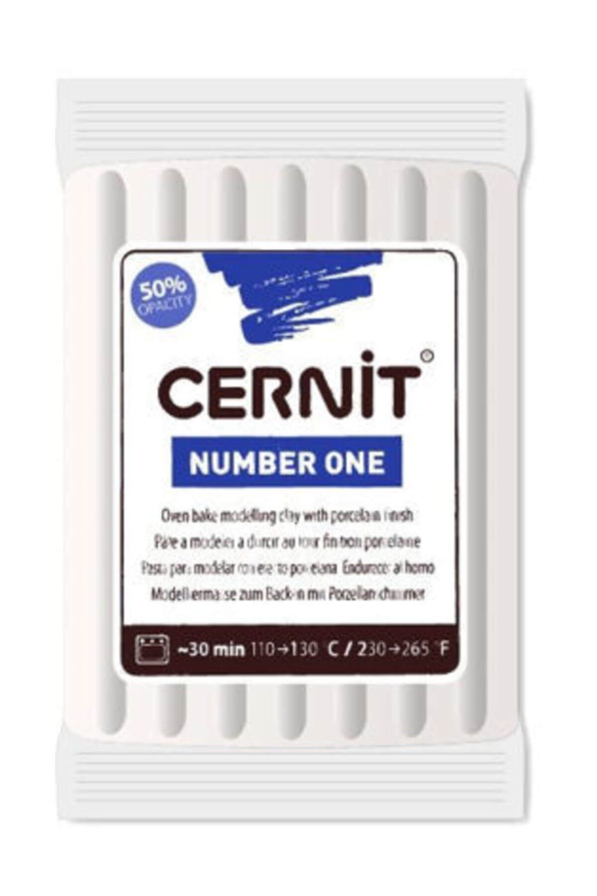 Cernit Number One Polimer Kil 56gr White 010