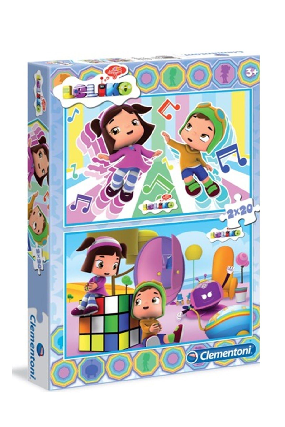 Pepee 2X20 Parça Puzzle Leliko