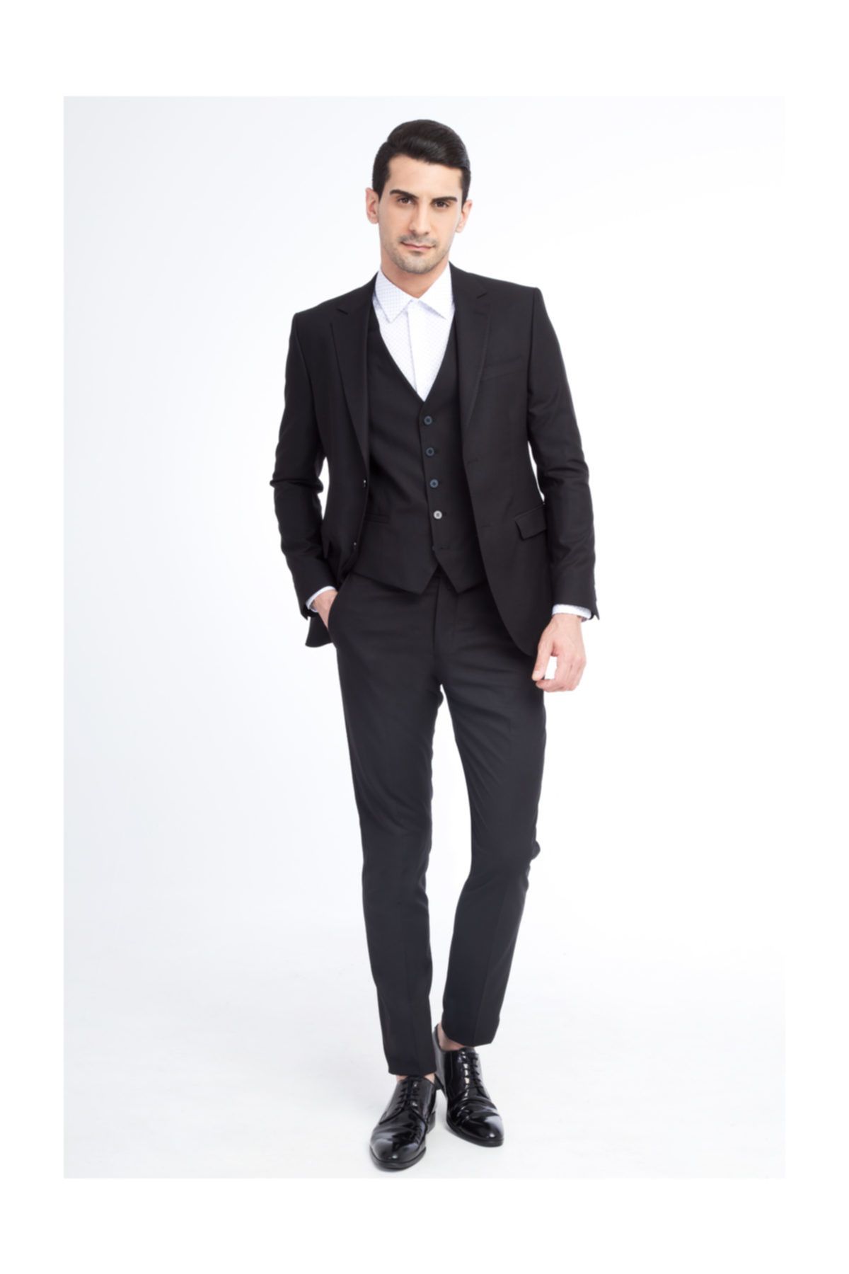 Kiğılı Erkek Siyah Takım Elbise - 37811