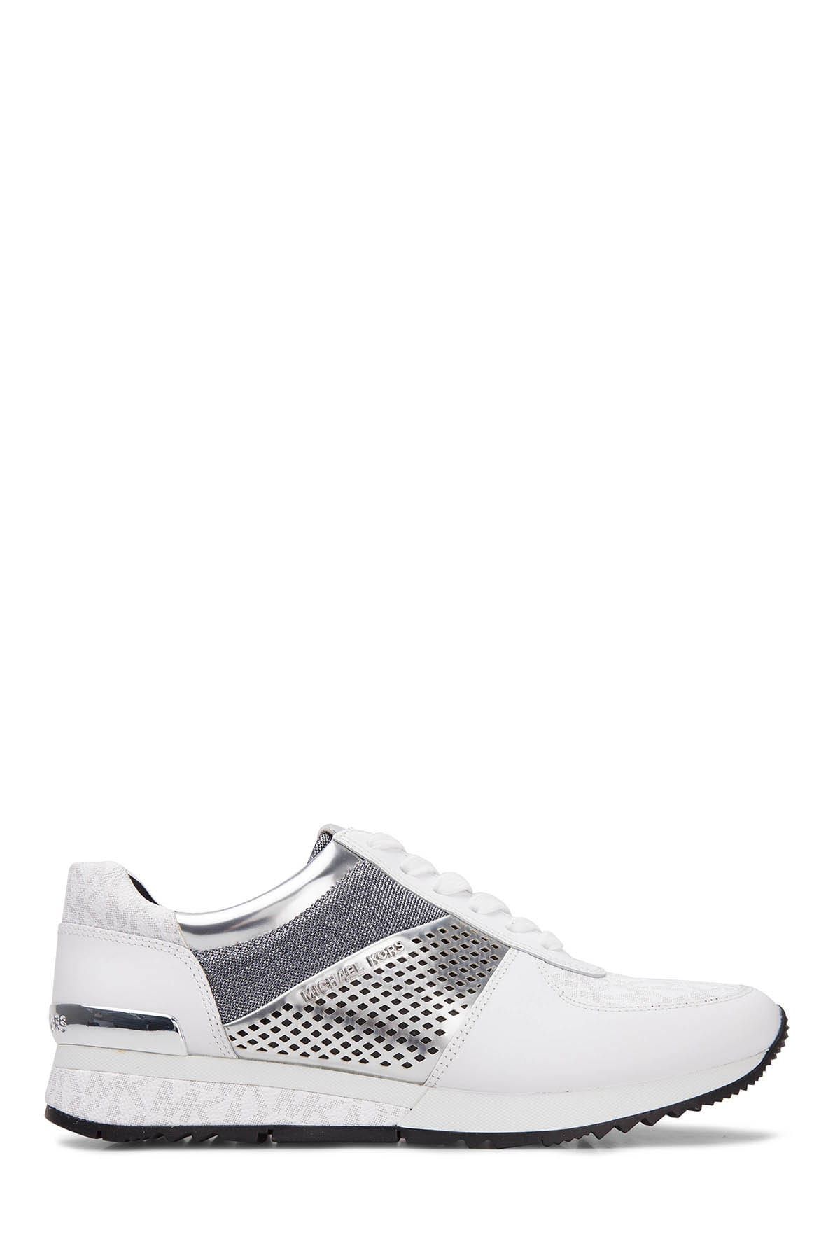Michael Kors Kadın Beyaz-Gümüş Sneaker