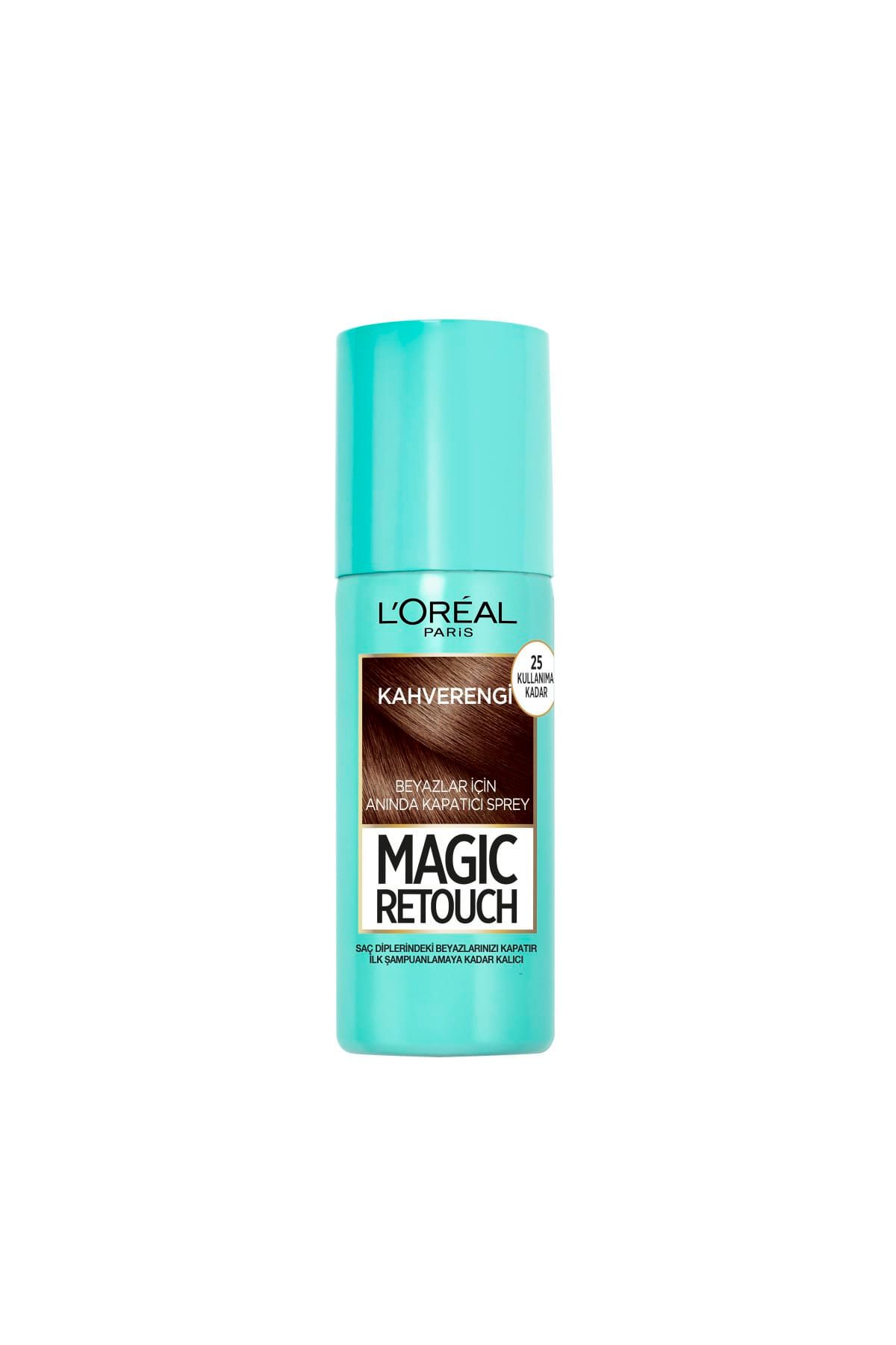 Beyaz Saçlar için Kapatıcı Kahverengi Saç Spreyi 75 ml_2
