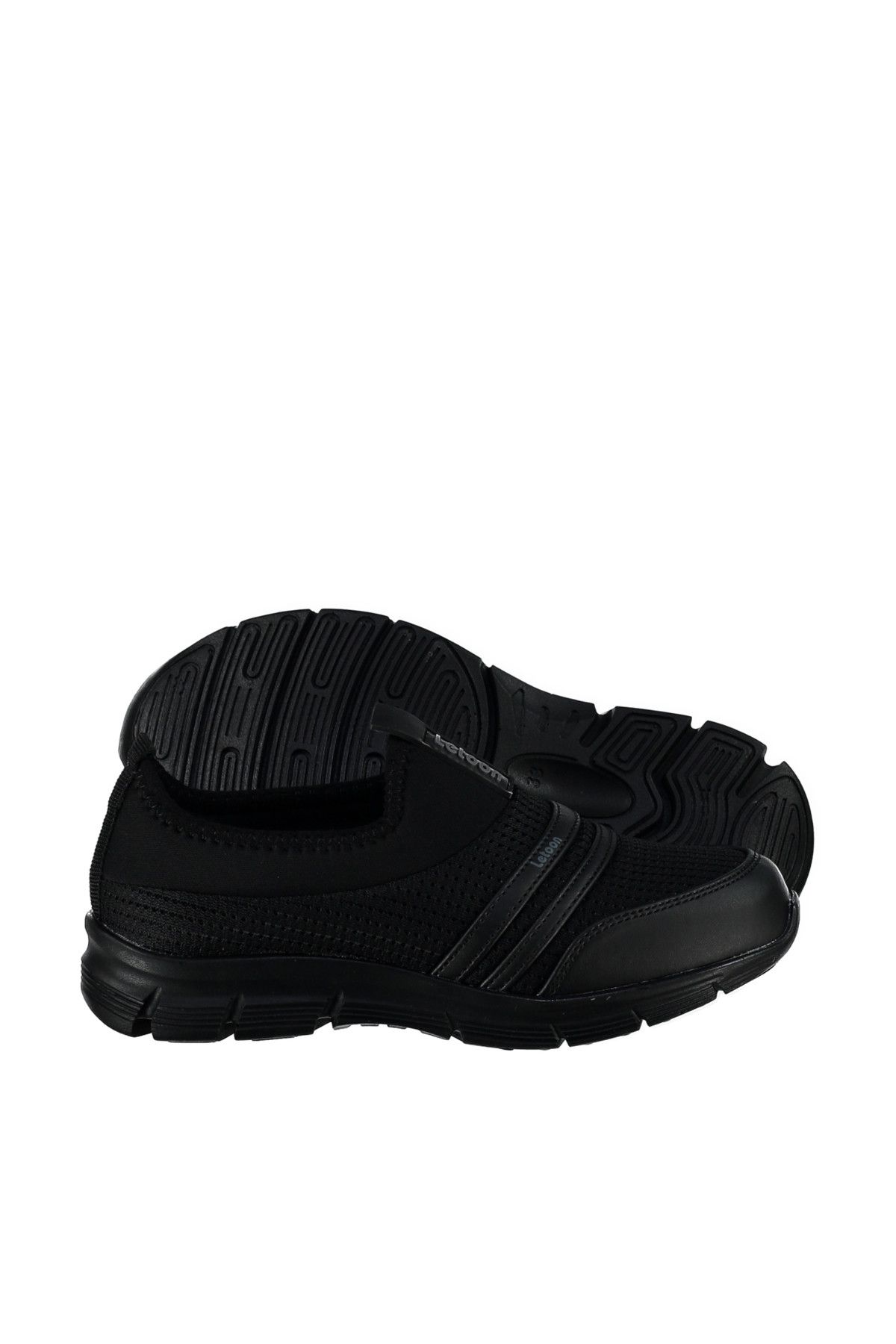 LETOON Siyah Siyah Çocuk Spor Ayakkabı - 4315 - 001F 4315