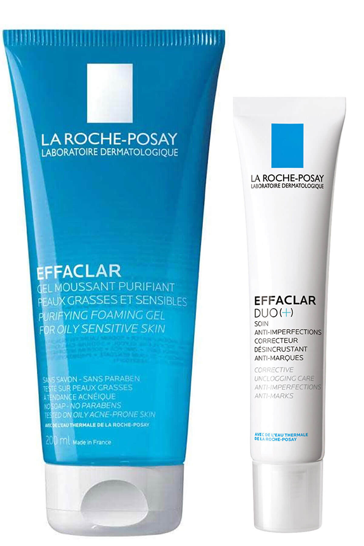 La Roche Posay Effaclar Gel 200 ml + Effaclar Duo+ 40 ml Set 1212000000025