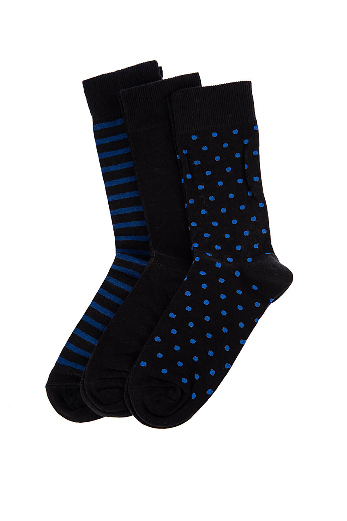 TRENDYOL MAN Çok Renkli Erkek Çorap - 3'Lü Karma Paket TMNAW19BC0020