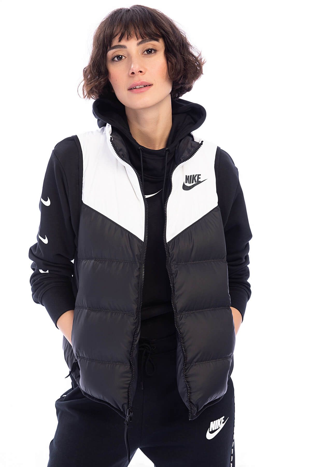 Nike Kadın Yelek - W Nsw Wr Dwn Fıll Vest Rev - 939442-100