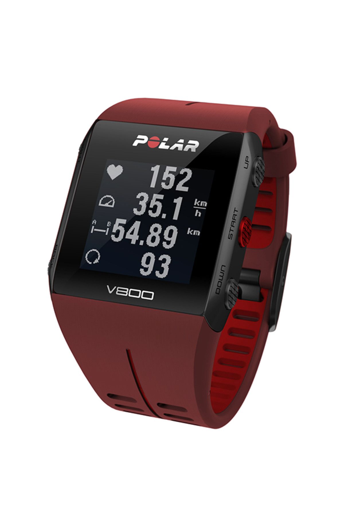 Polar Watch V800 GPSli Nabız Kontrol Saati Red/Hr + Göğüs Bandı