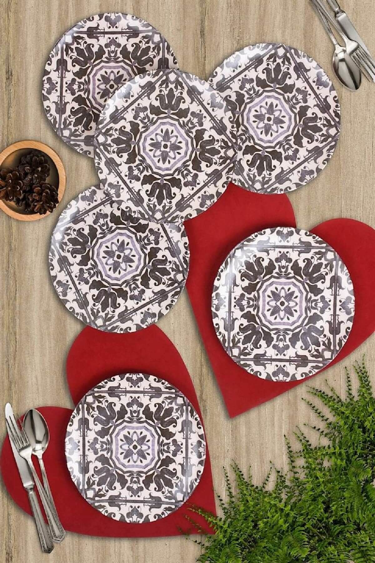 Keramika Anev Siyah Pasta Tabağı 21 Cm 6 Adet 17666 Fiyatı, Yorumları