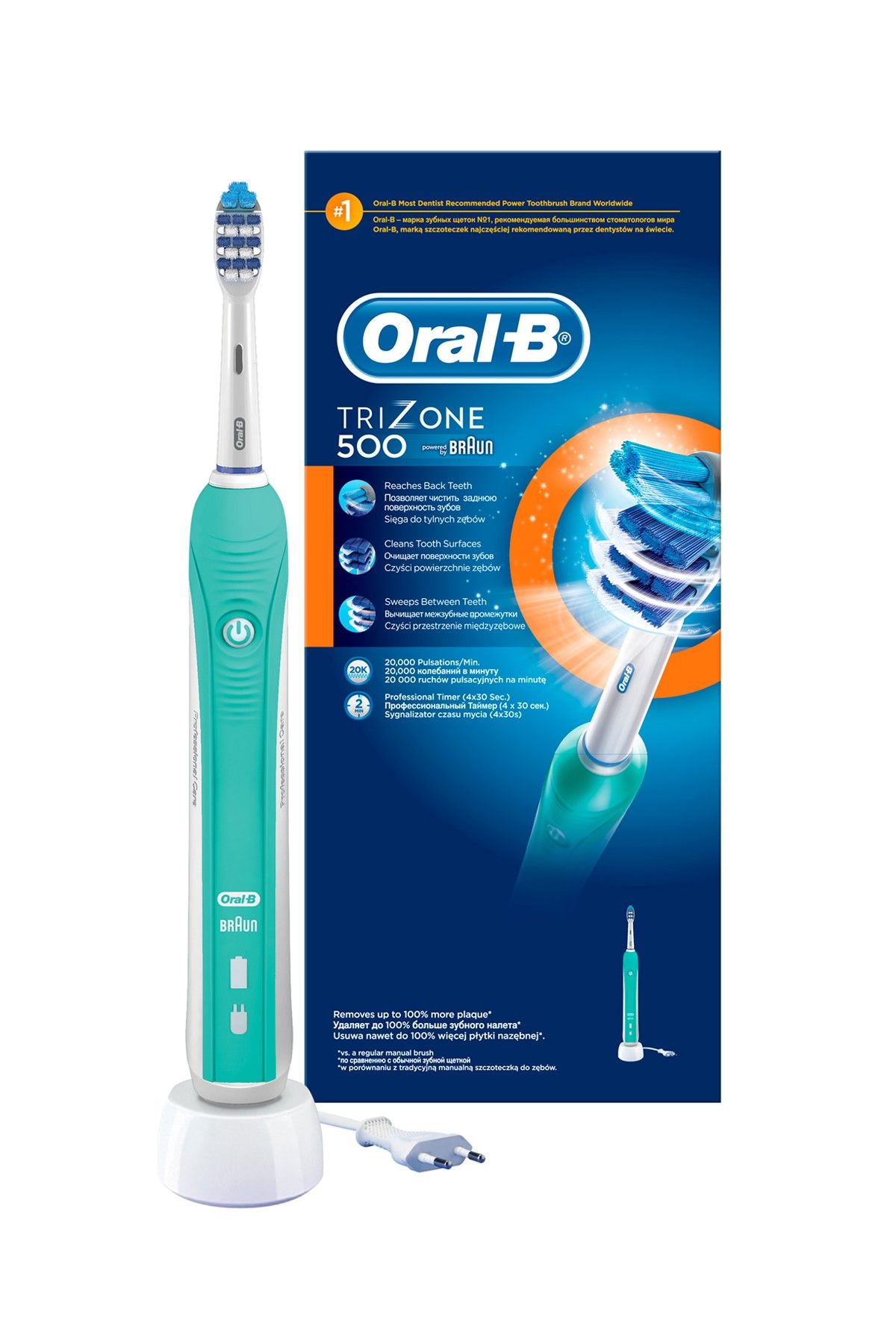 Oral-B Şarj Edilebilir Diş Fırçası Trizone 500 4210201078036