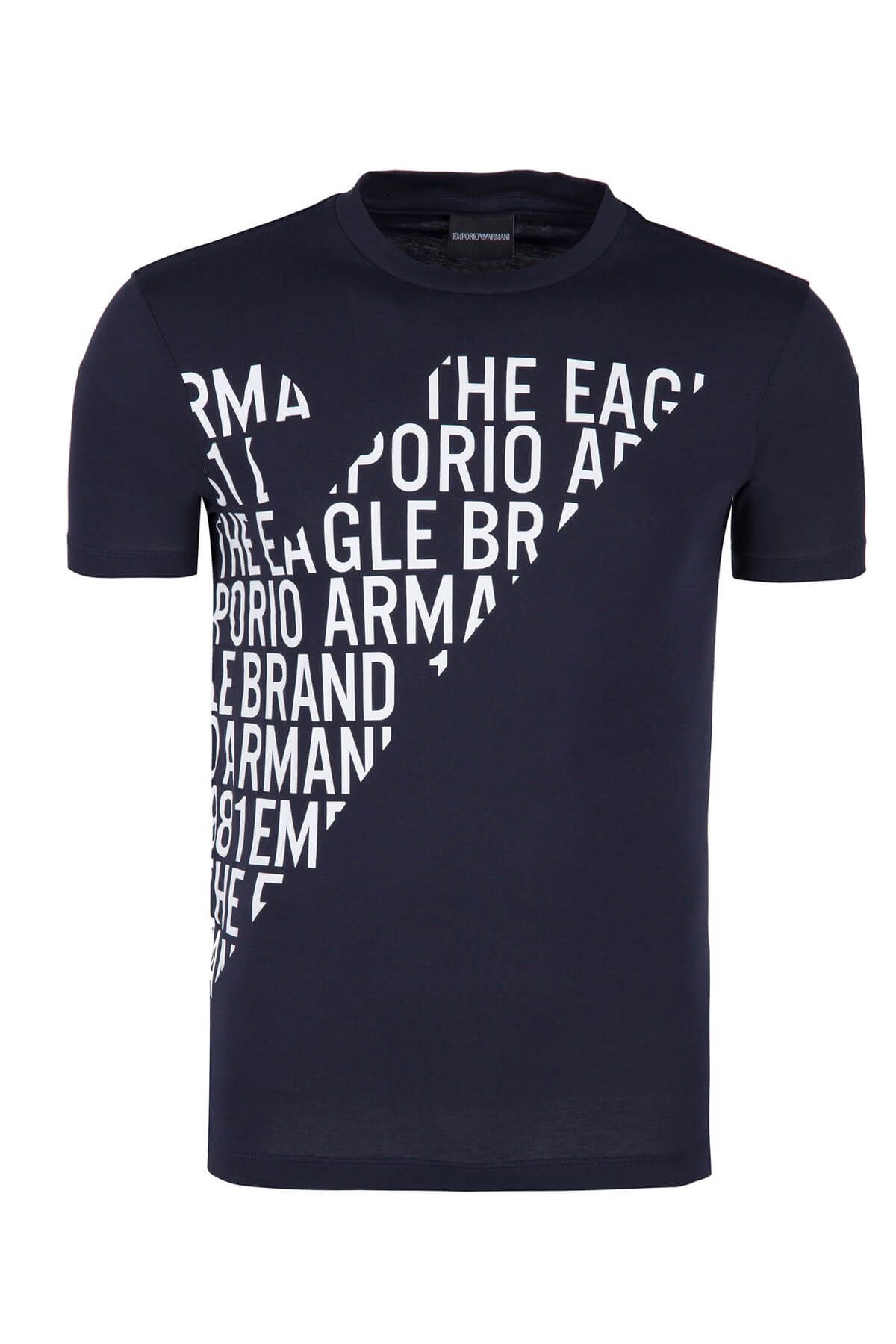 Emporio Armani Lacivert Erkek T-Shirt 3Z1T72 1Jpzz
