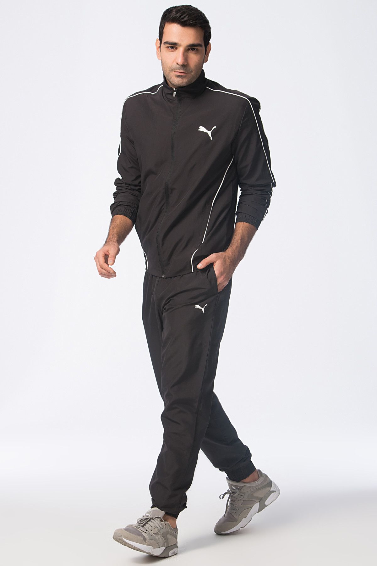 Puma Erkek Eşofman Takım - Flash Woven Suit op Black - 59088841