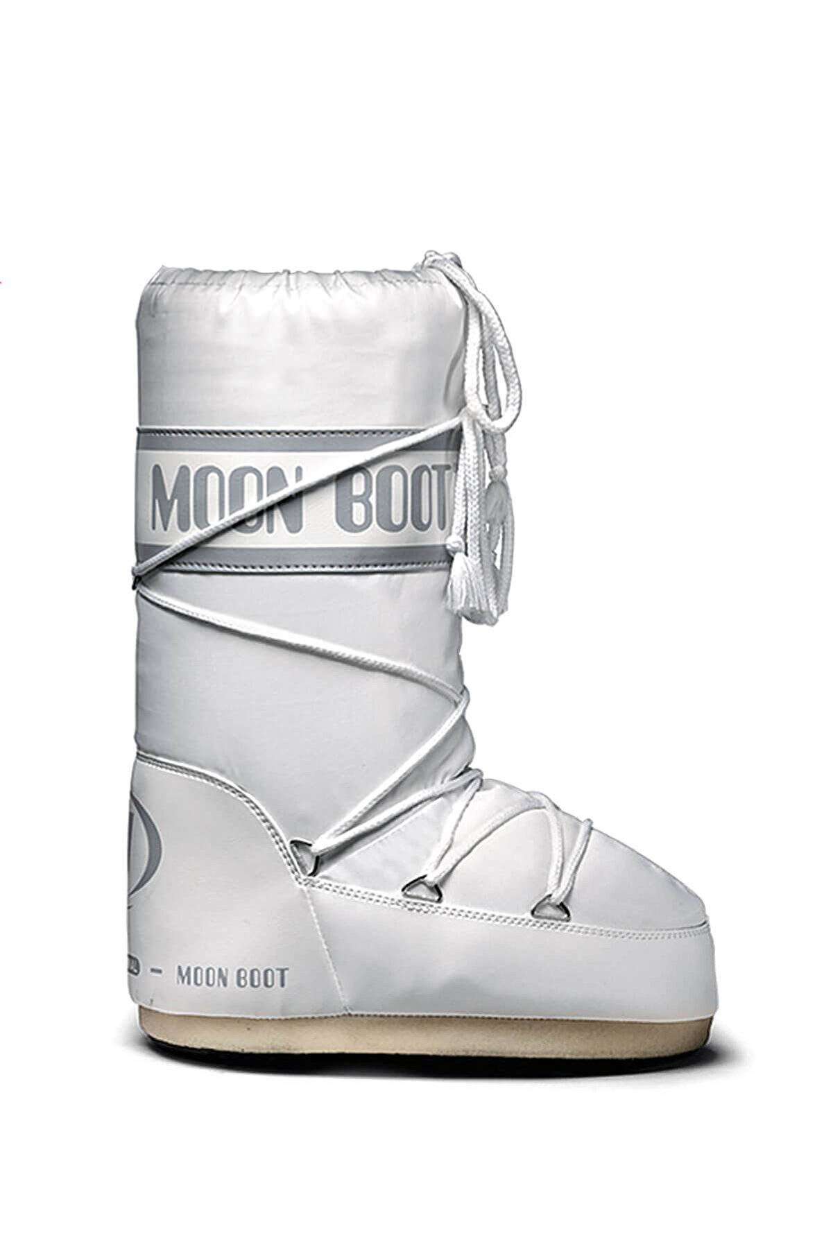 Moon Boot Unisex Çocuk Beyaz Bağçıklı Kar Botu 14004400-006