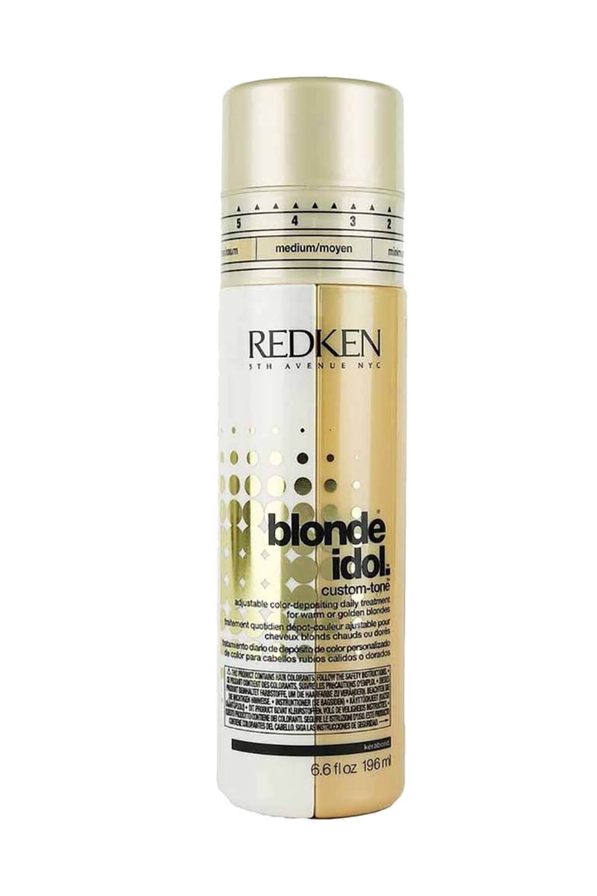 REDKEN Sıcak Sarı Tonu Saçlar için Renk Dengeleyici Altın Saç Kremi - Blonde Idol 196 ml 884486172532