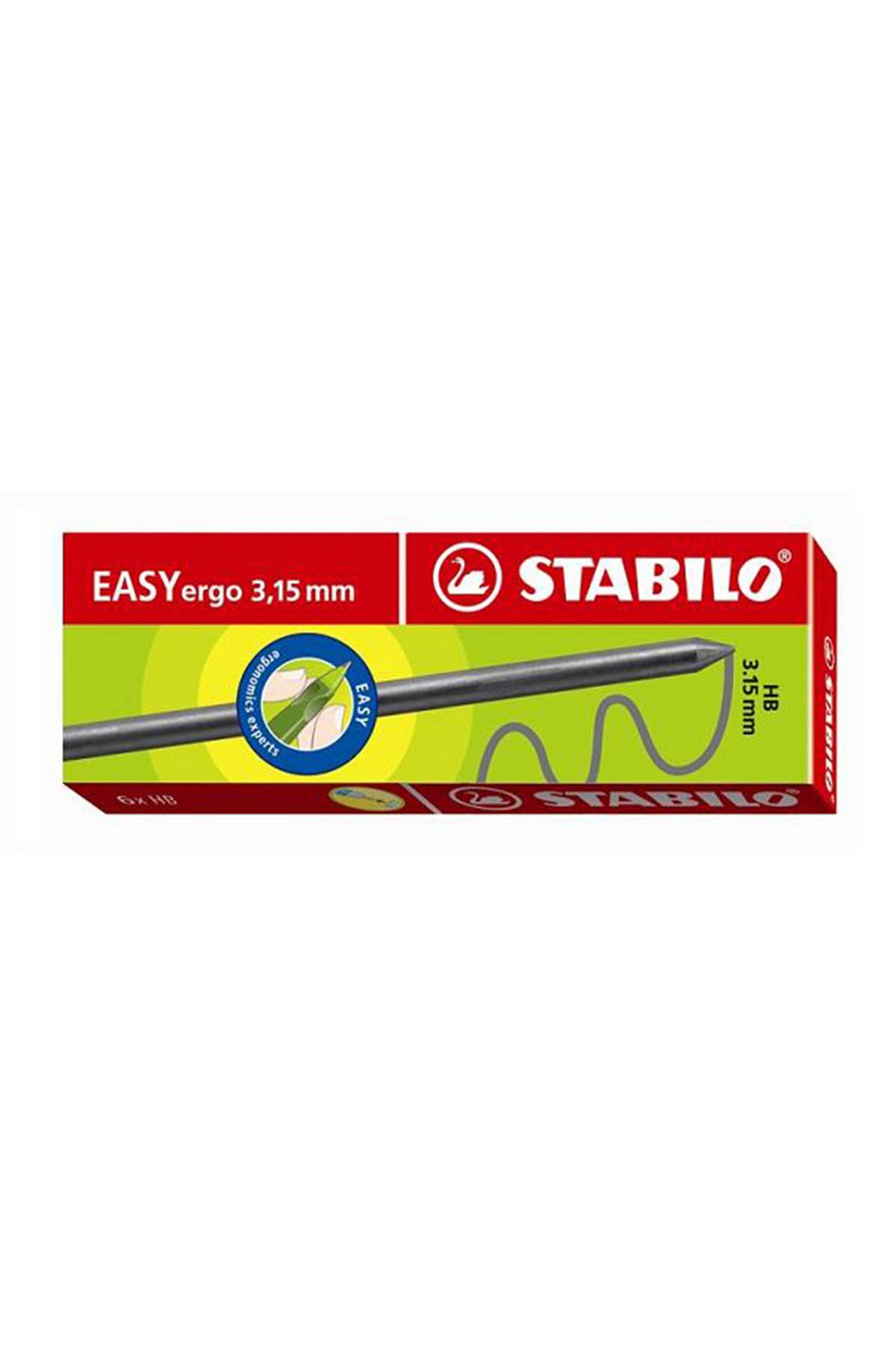 Stabilo Easyergo 3.15 Uç 6Lı - Kutu Karton Stantlı 7890-6-Hb  /