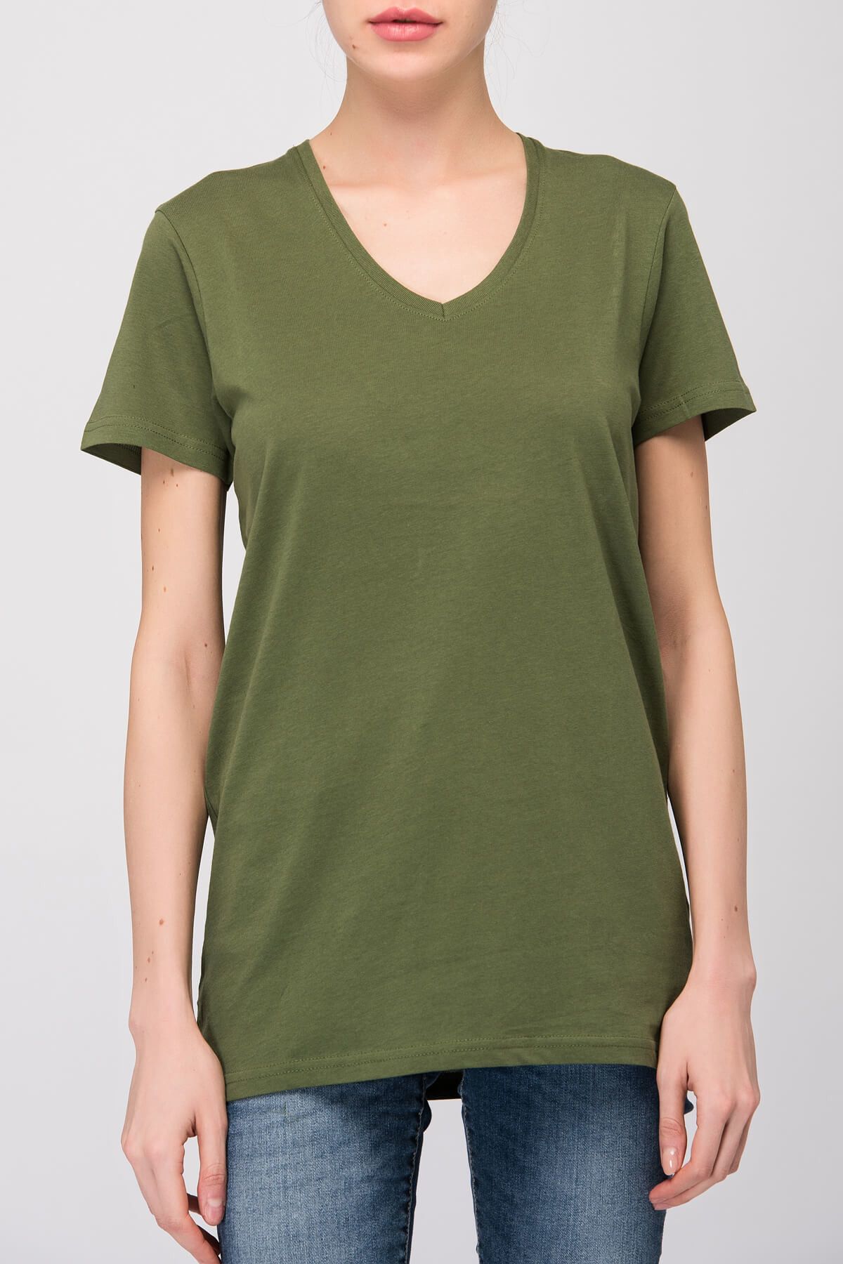 Yamamay Kadın Koyu Yeşil Kısa Kol T-Shirt AMAU092001