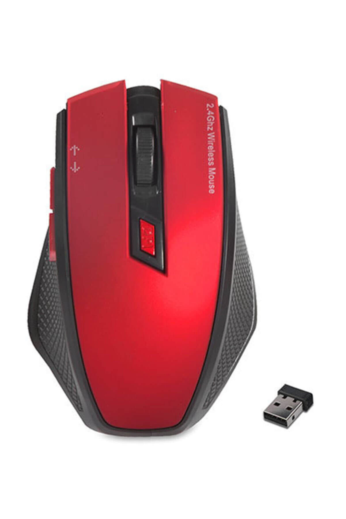 Everest 3D Tasarım Ergonomik Usb Kırmızı 2.4Ghz Optik Wireless Mouse