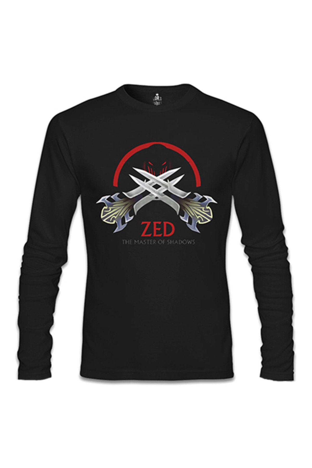 Lord T-Shirt League of Legends - Zed Sign Siyah Erkek Sweatshirt - sl-284