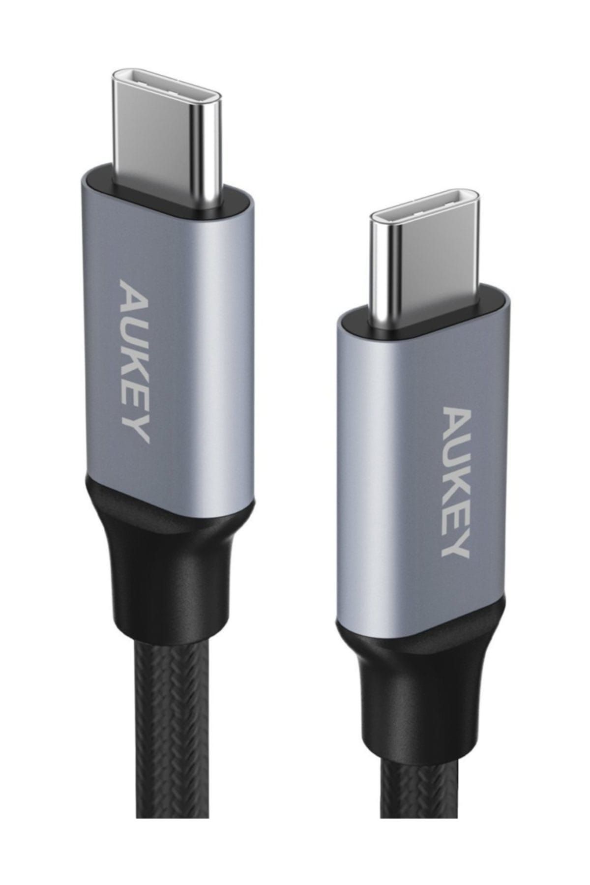 Aukey CB-CD5 USB Kablo Siyah/Gri