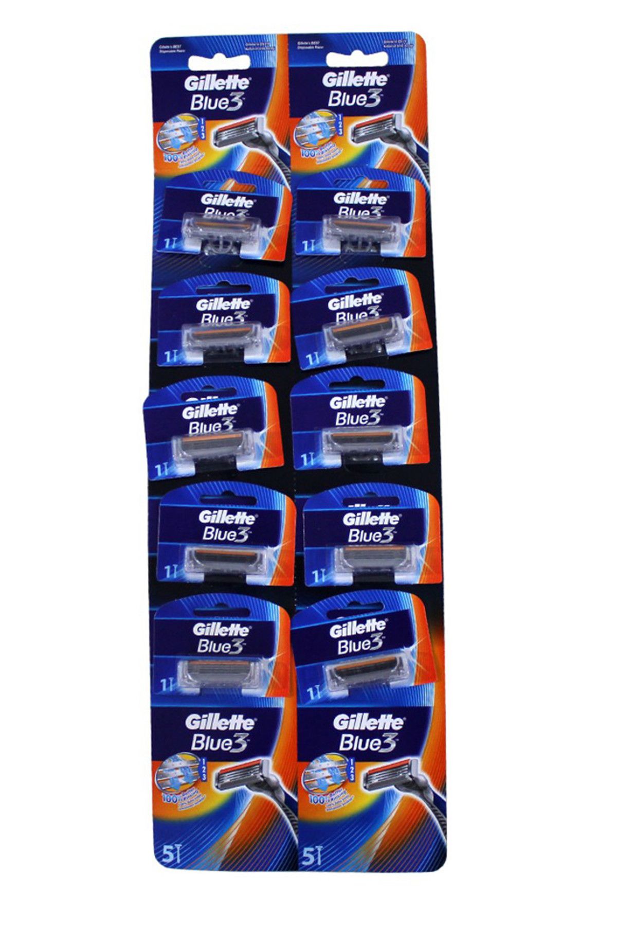 Gillette Blue 3 Kartela 10'Lu Poşet