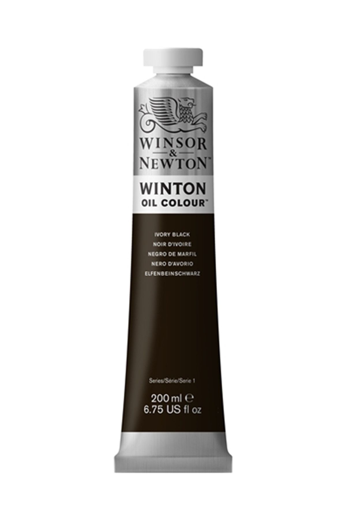 Winsor Newton Winton Yağlı Boya 200ml - N:24 Ivory Black 7625