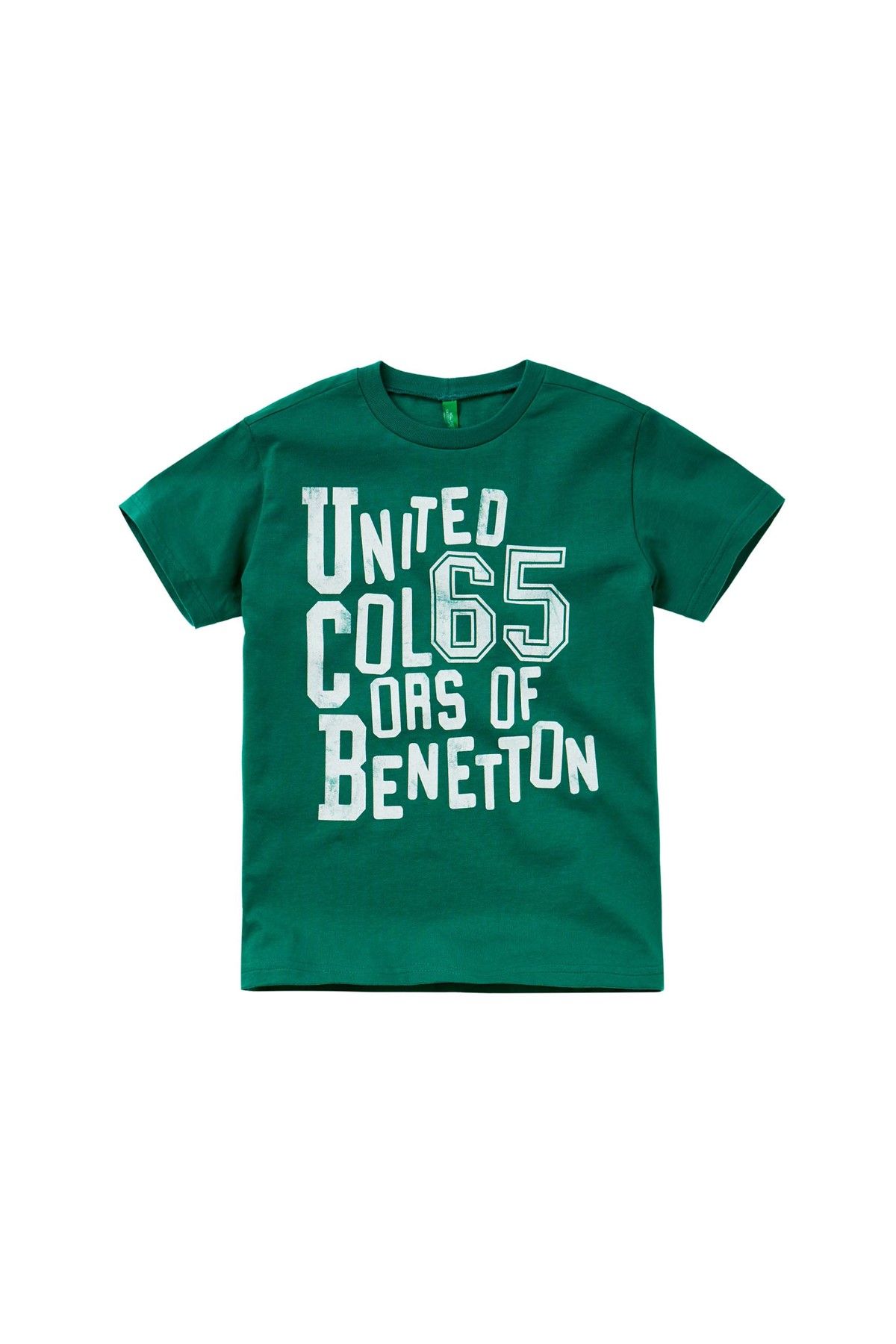 0-12 Benetton Beyaz Erkek Çocuk T-Shirt 321713U1Lc1331