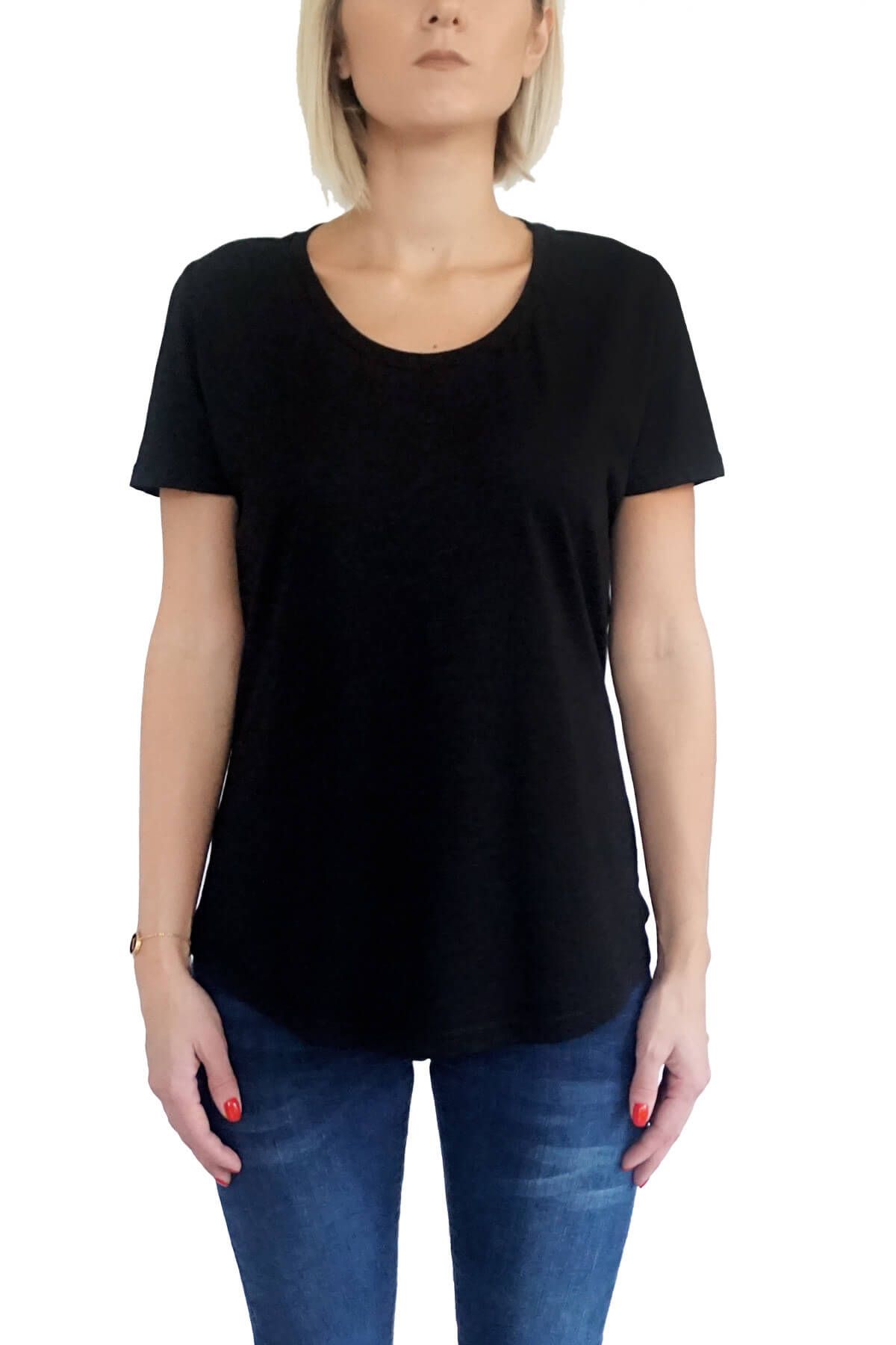 Mof Basics Kadın Siyah T-Shirt GSYT-S