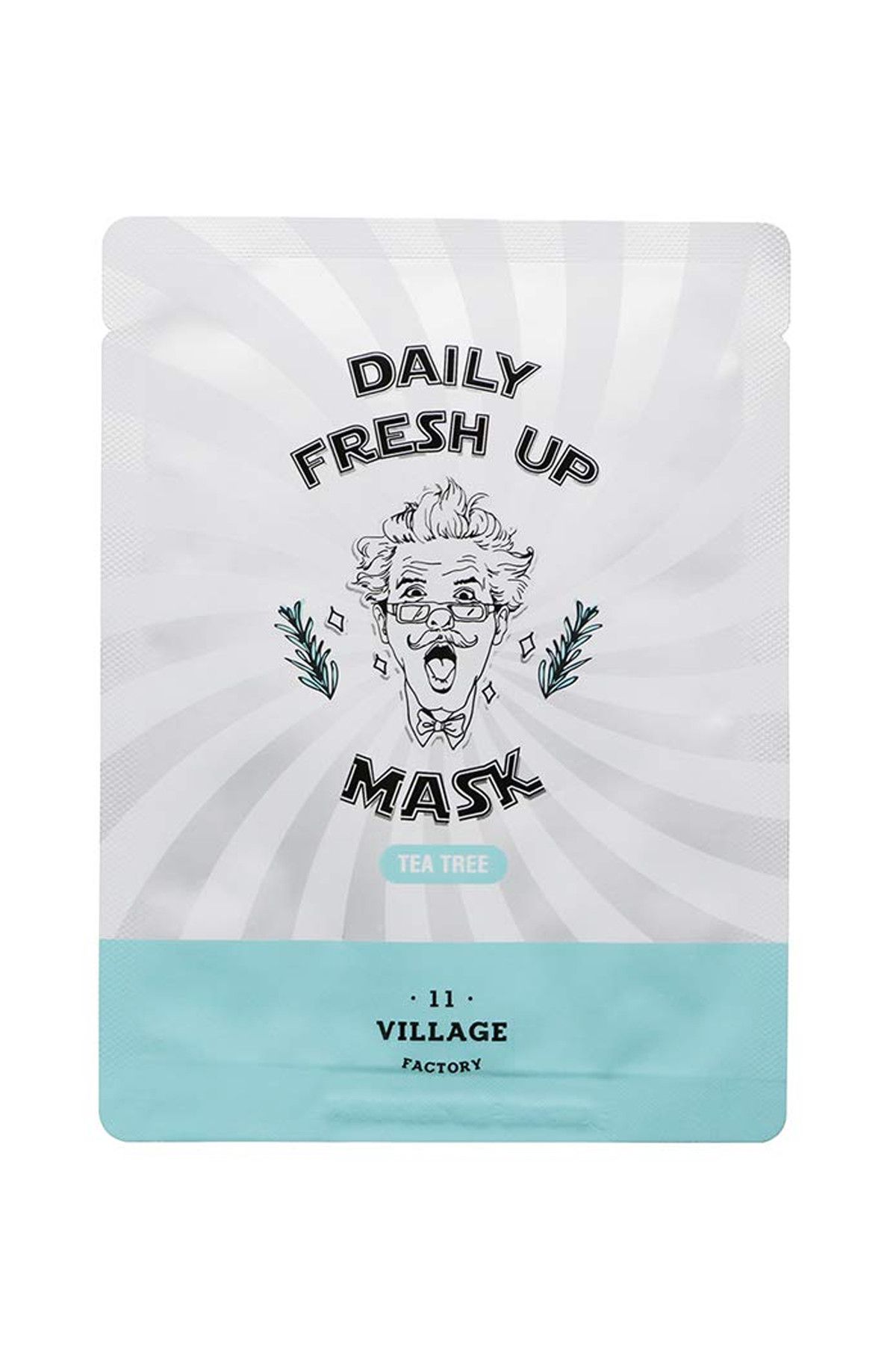 Village 11 Factory Çay Ağacı Maskesi - Daily Fresh Up Mask Tea Tree 20 g 8809587520367