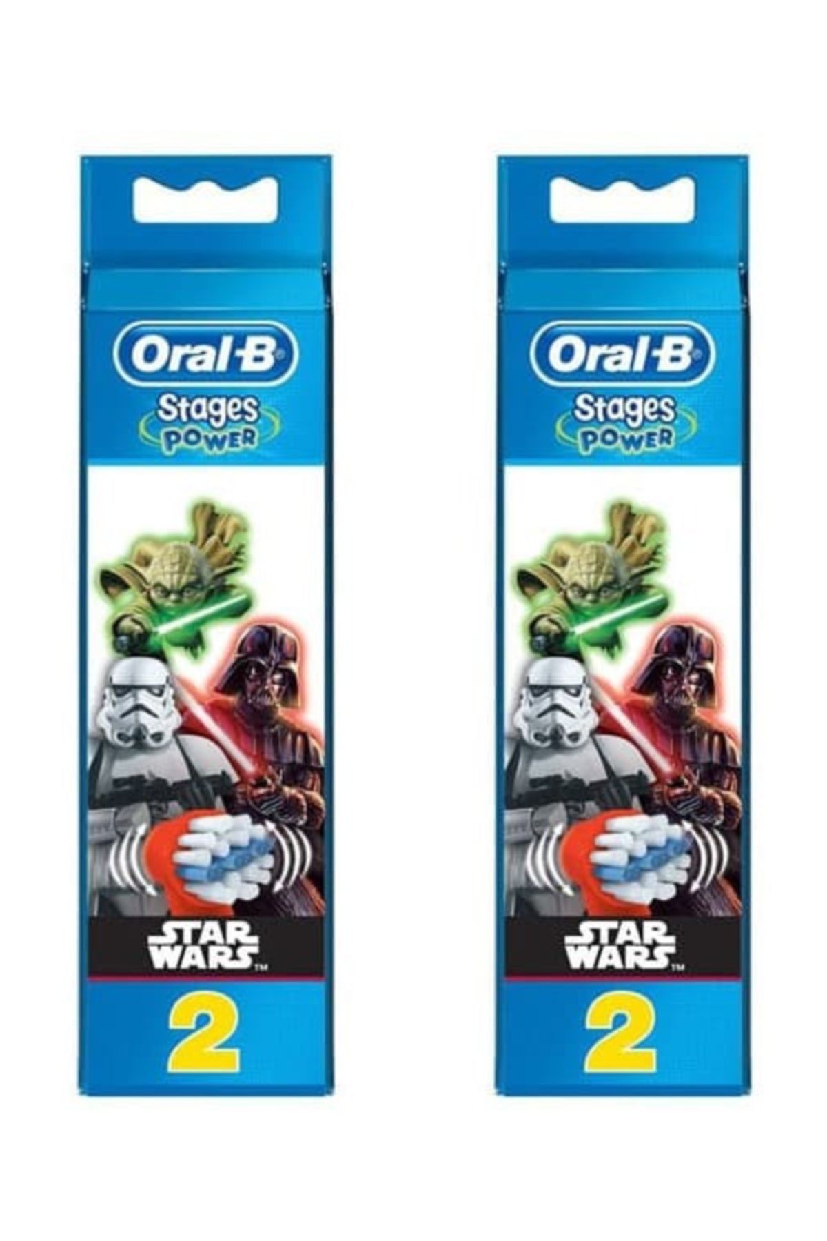 Oral-B Stages Power Star Wars Diş Fırçası Yedeği 2'li x 2 Adet