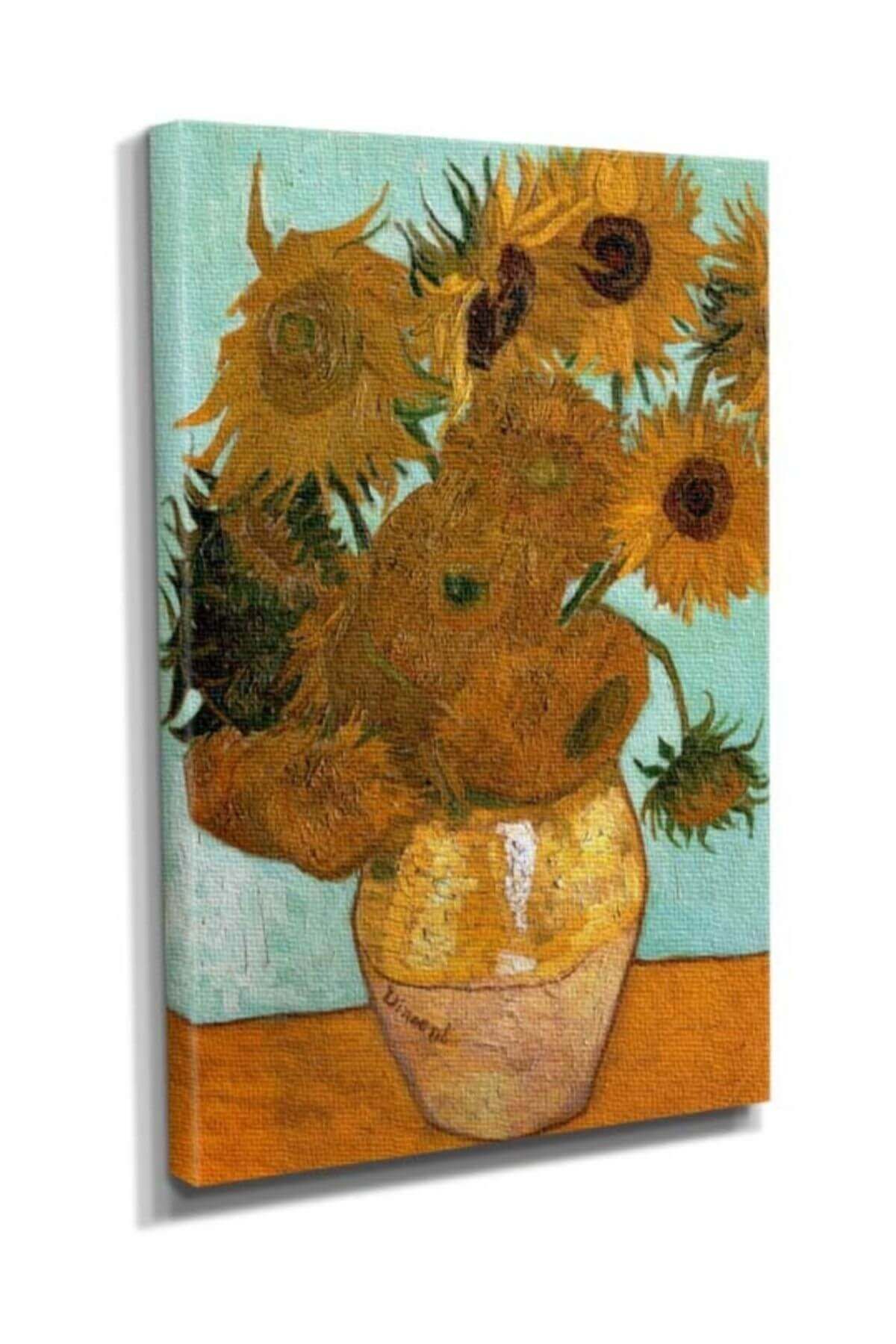 Dekor Sevgisi Vincent Van Gogh Ayçiçeği Canvas Tablo  60x40 DTC145301082