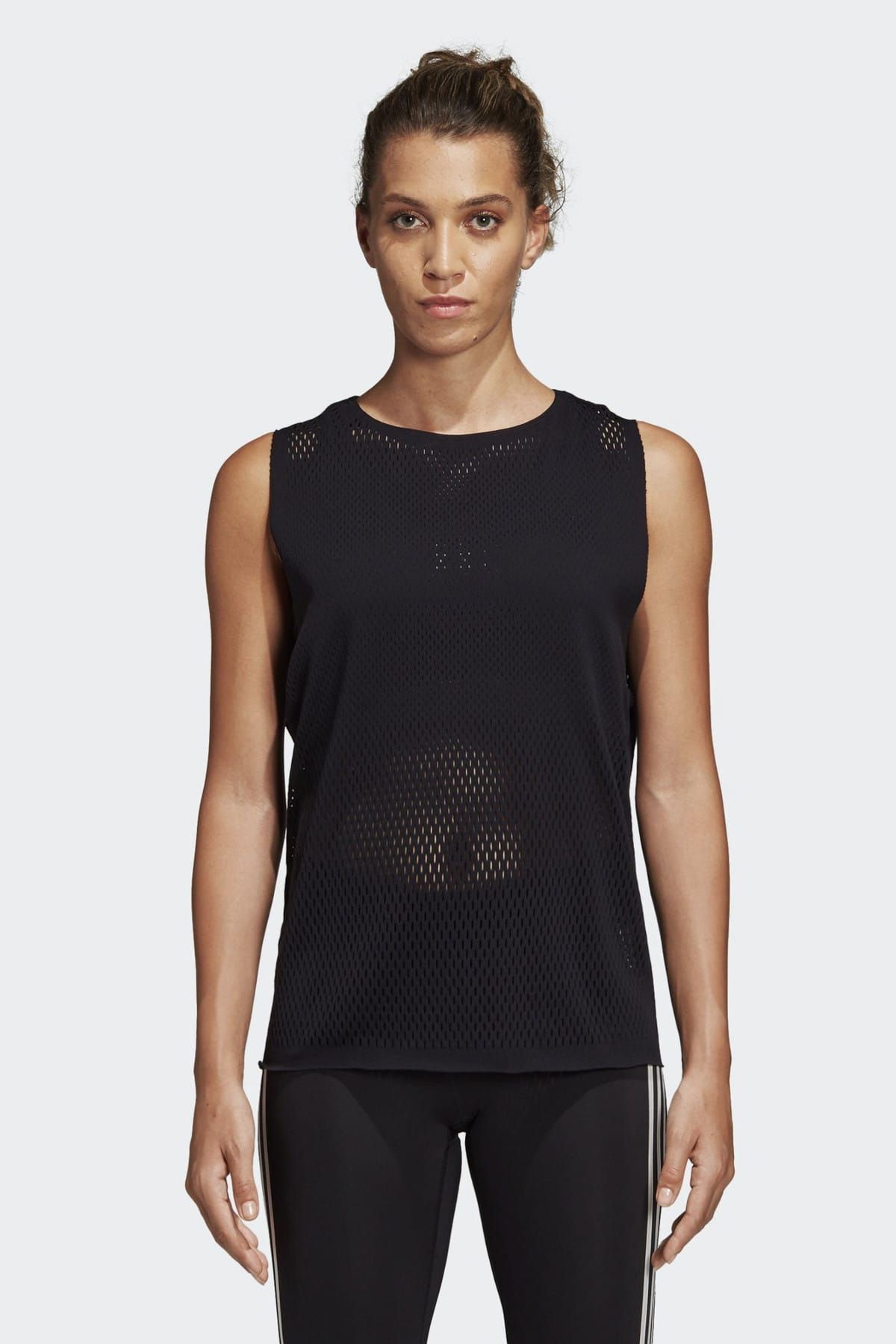 adidas Kadın Atlet Warp Knit Loose Tank - DU0575