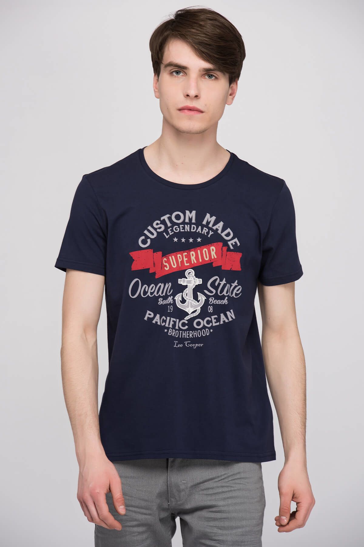 Lee Cooper Erkek Made O Yaka Baskılı T-Shirt 182 LCM 242133