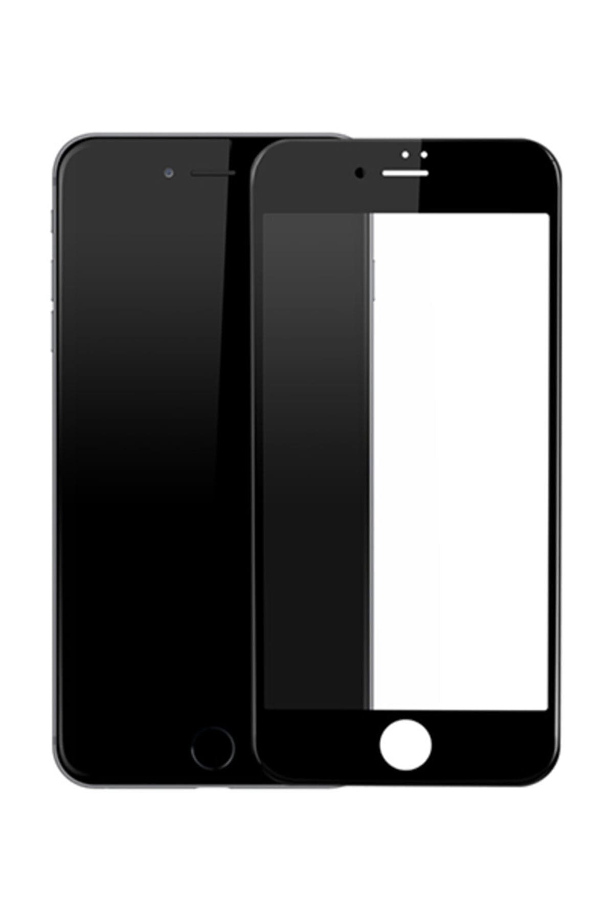 Jopus Apple iPhone 7 Plus / 8 Plus Çerçeveli 3D Ekran Koruyucu - Siyah