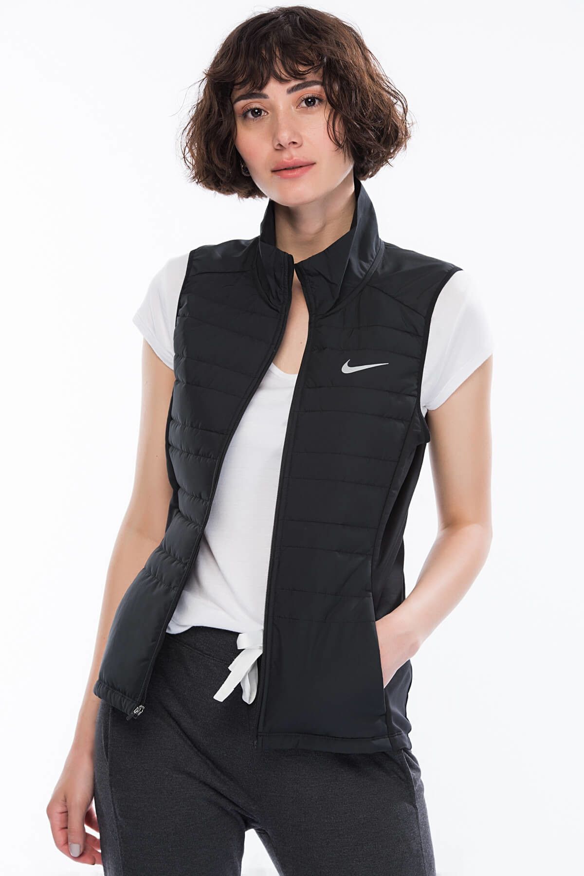 Nike Kadın Yelek - W Nk Essntl Vest Filled - 856222-010