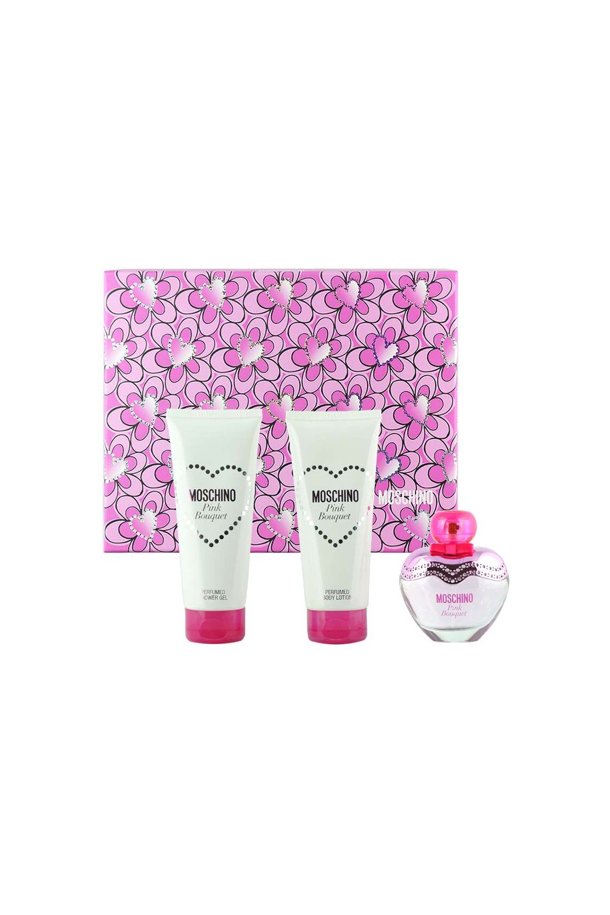 Moschino Pink Bouquet Edt 50 ml Kadın Parfüm Seti 8011003809578