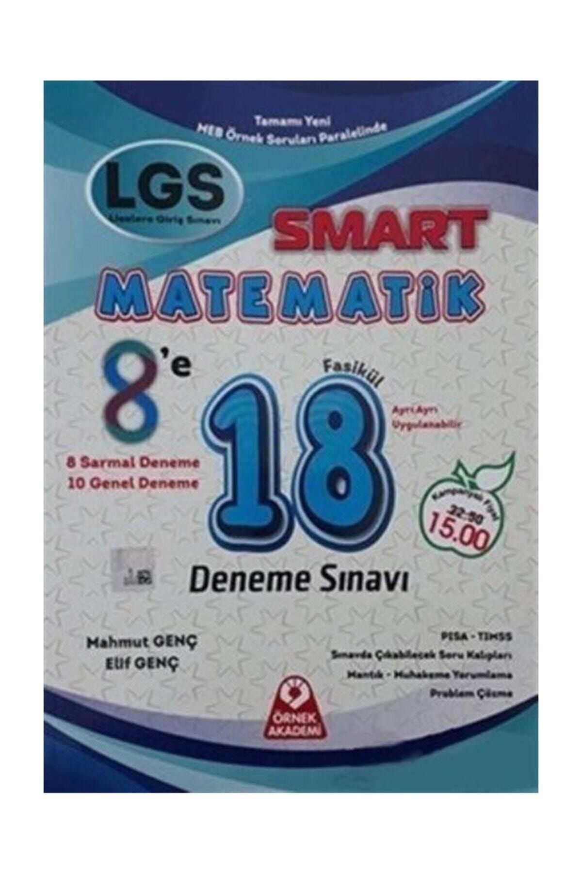 Örnek Akademi Yayınları Lgs Smart Matematik 18 Deneme Sınavı