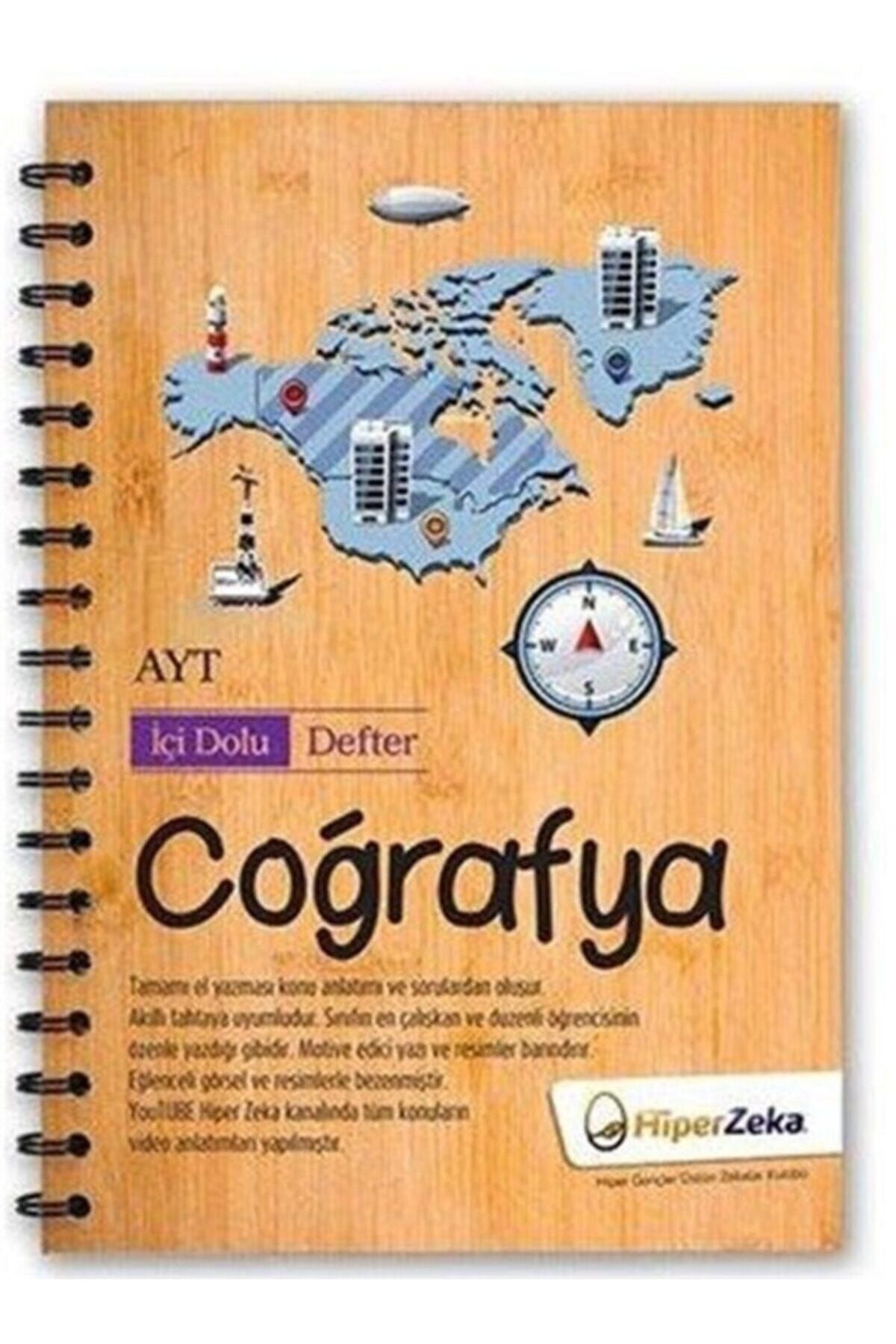 Hiper Zeka Yayınları Ayt Coğrafya İçi Dolu Defter