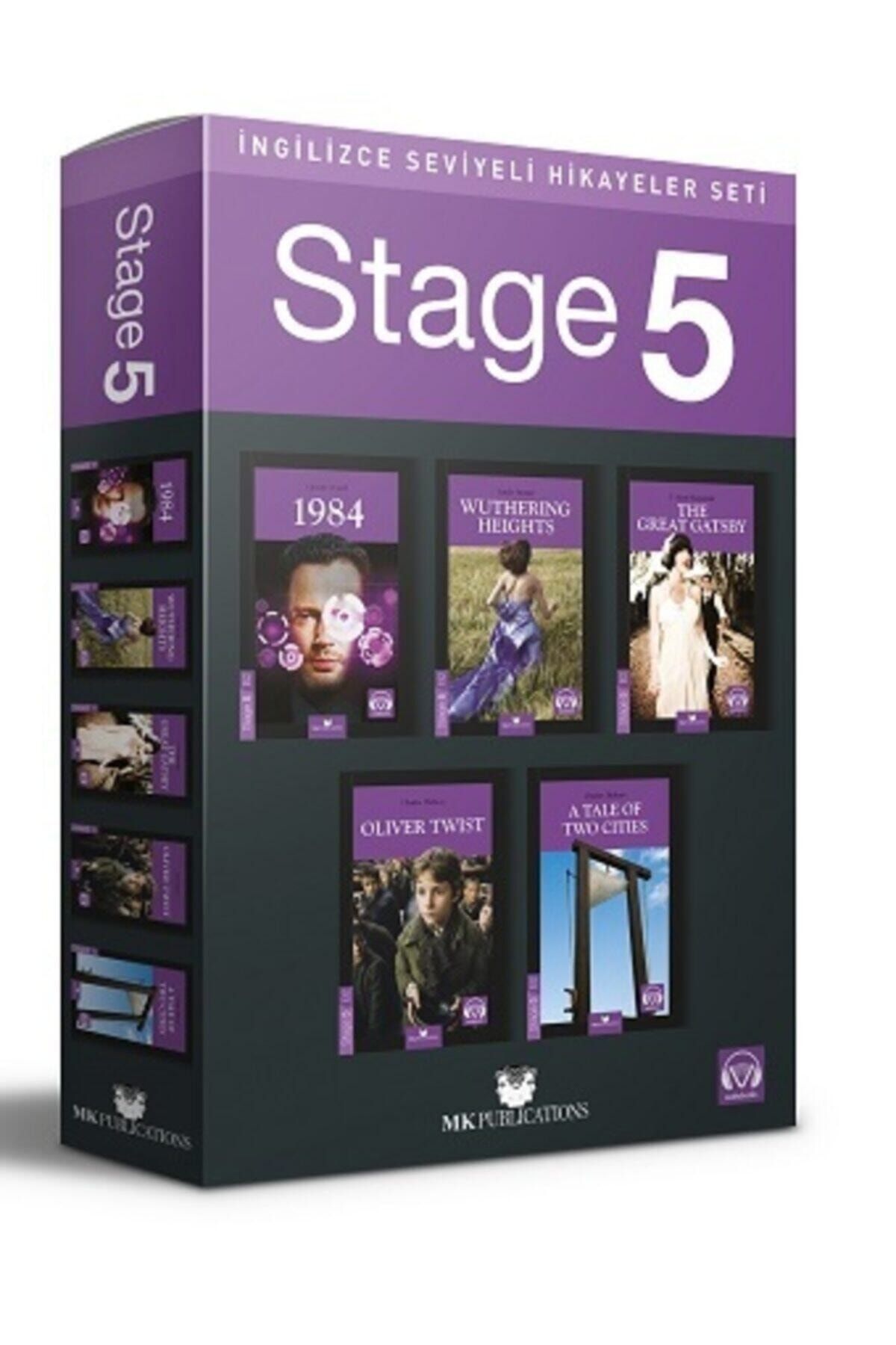MK Publications Ingilizce Hikaye Seti Stage 5 Kutulu Set 5 Kitap Ve Ses Dosyaları Kelime Kartı