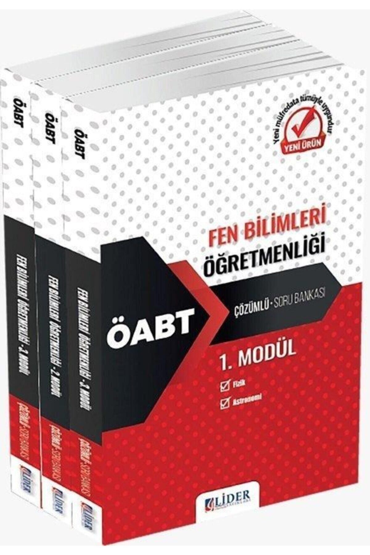 Lider Yayınları Lider Öabt Fen Bilimleri Öğretmenliği Soru Bankası Modüler Set