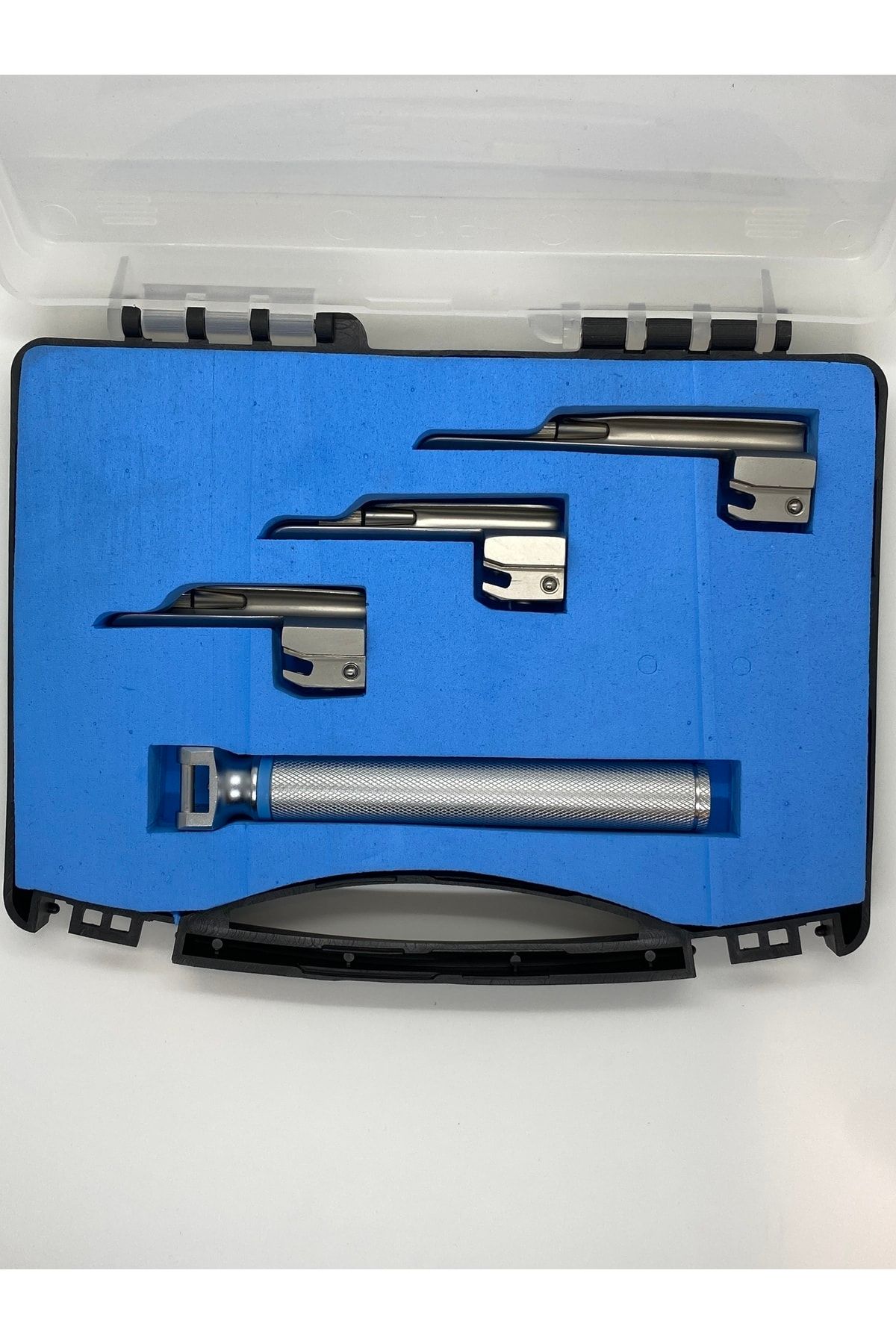lexina Lambalı Pediatrik Laringoskop Set 3 Blade Mıller(düz)
