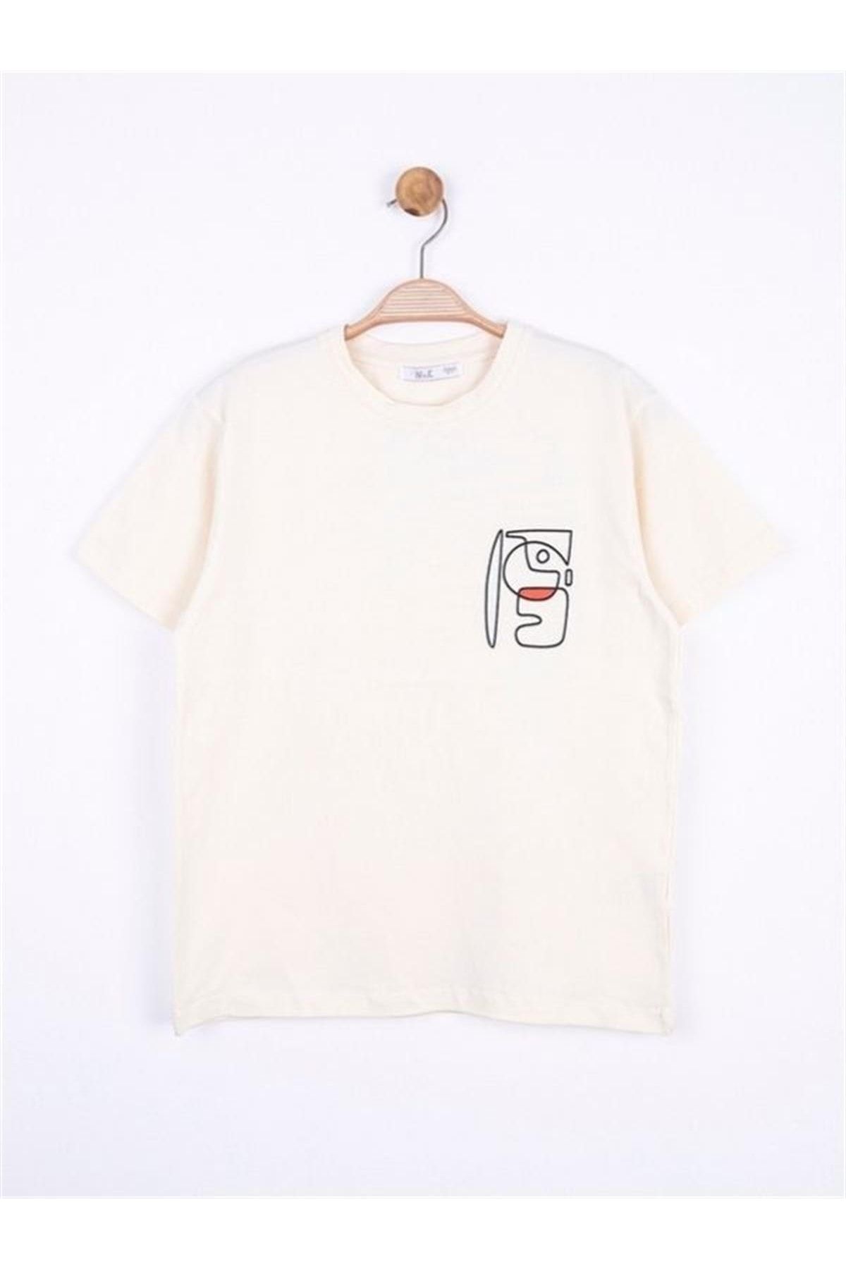 NK Erkek Çocuk Line Pamuklu   T-Shirt