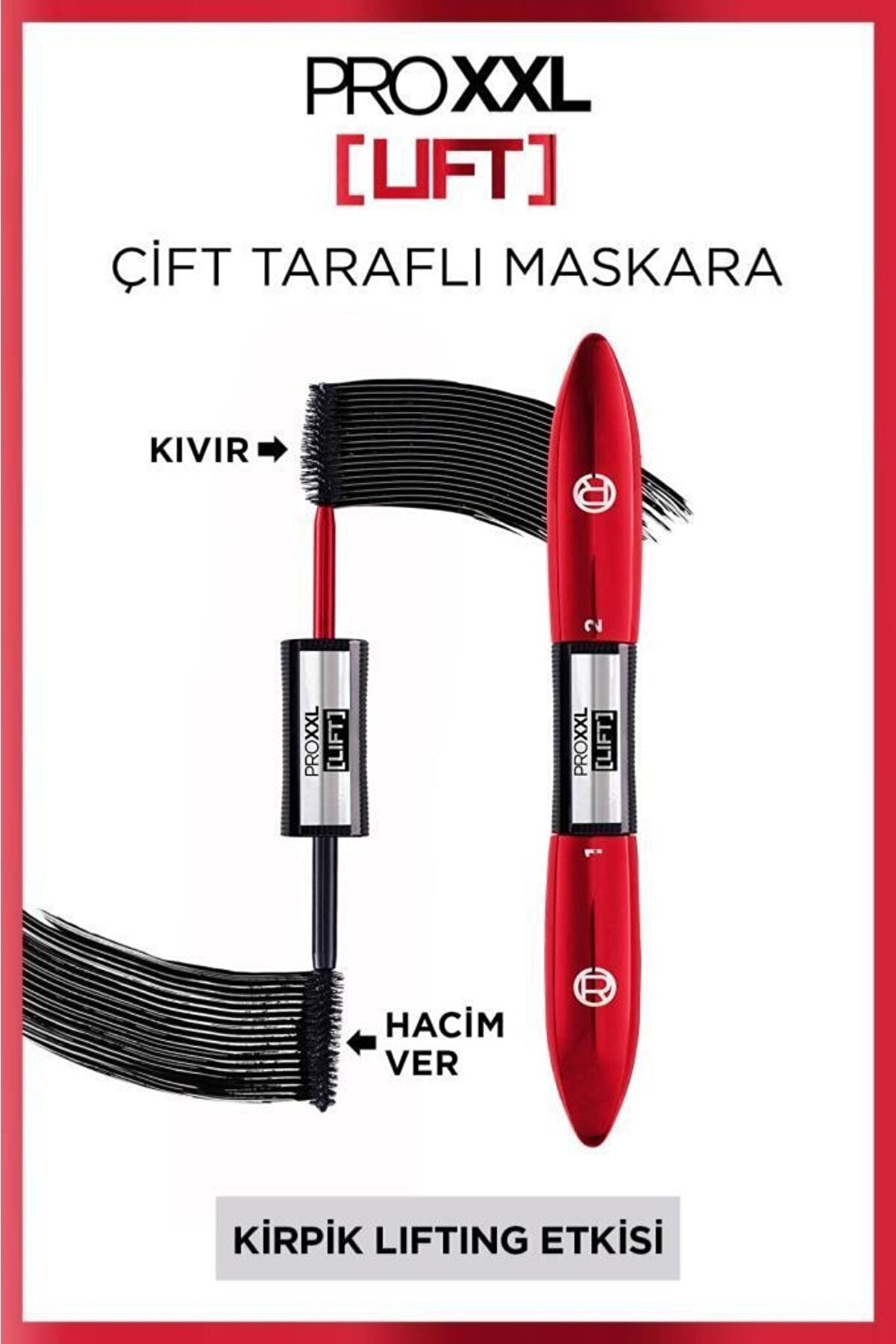 Pro Xxl Lift Çift Taraflı Maskara - Kirpik Lifting Etkisi_0