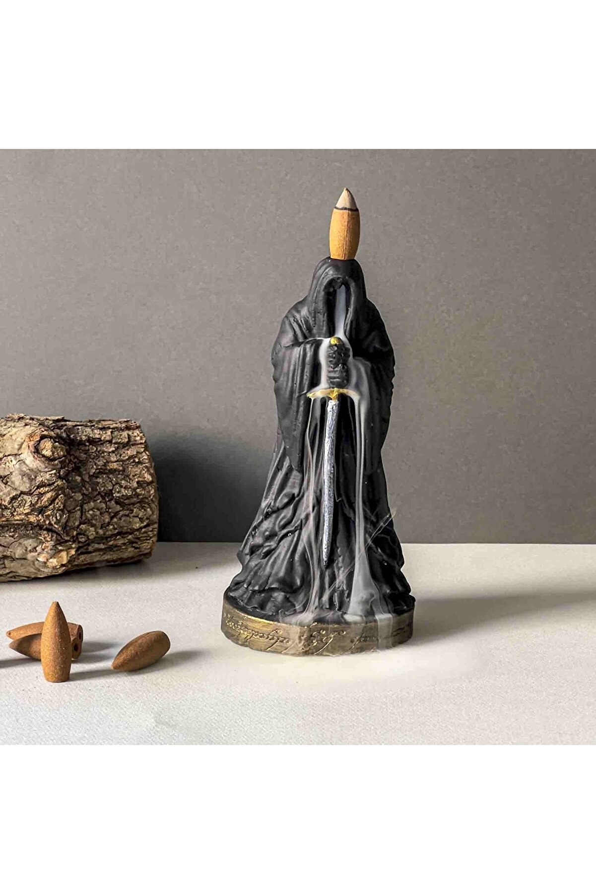 Lara Karma Seramik Tozu El Boyaması Nazgül Geri Akış Tütsülük