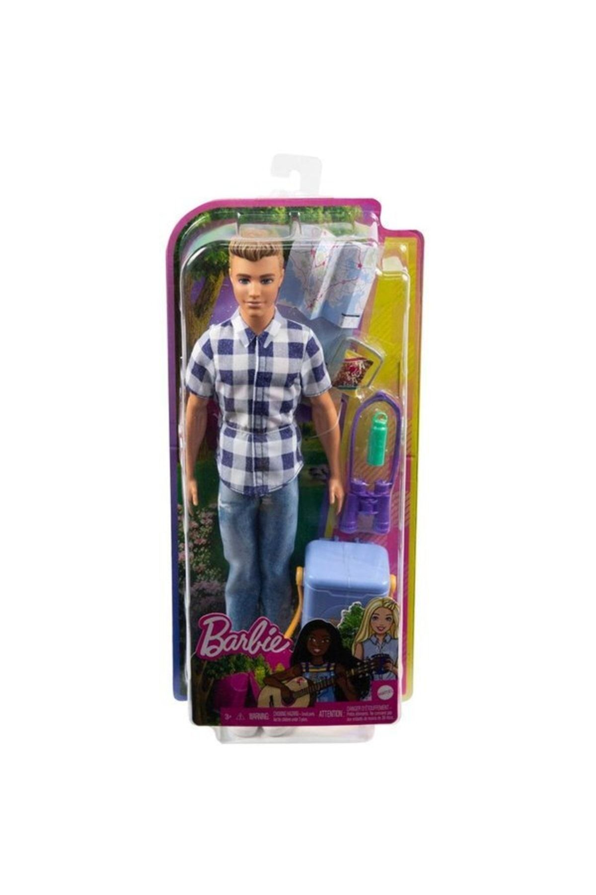 Barbie Ken Kampa Gidiyor Oyun Seti Hhr66