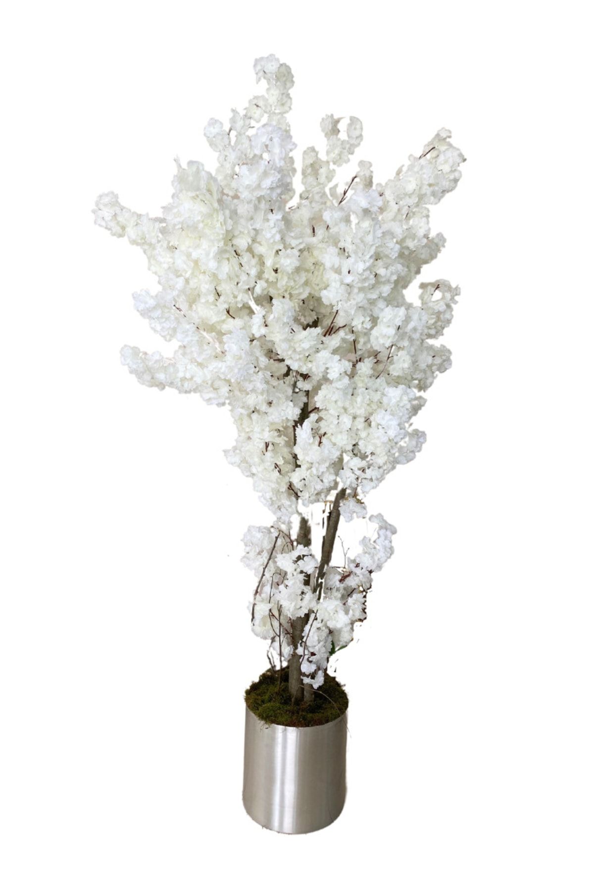Cihan Çiçekçilik Yapay Ağaç Karbeyaz Bahar Dalı 180 Cm