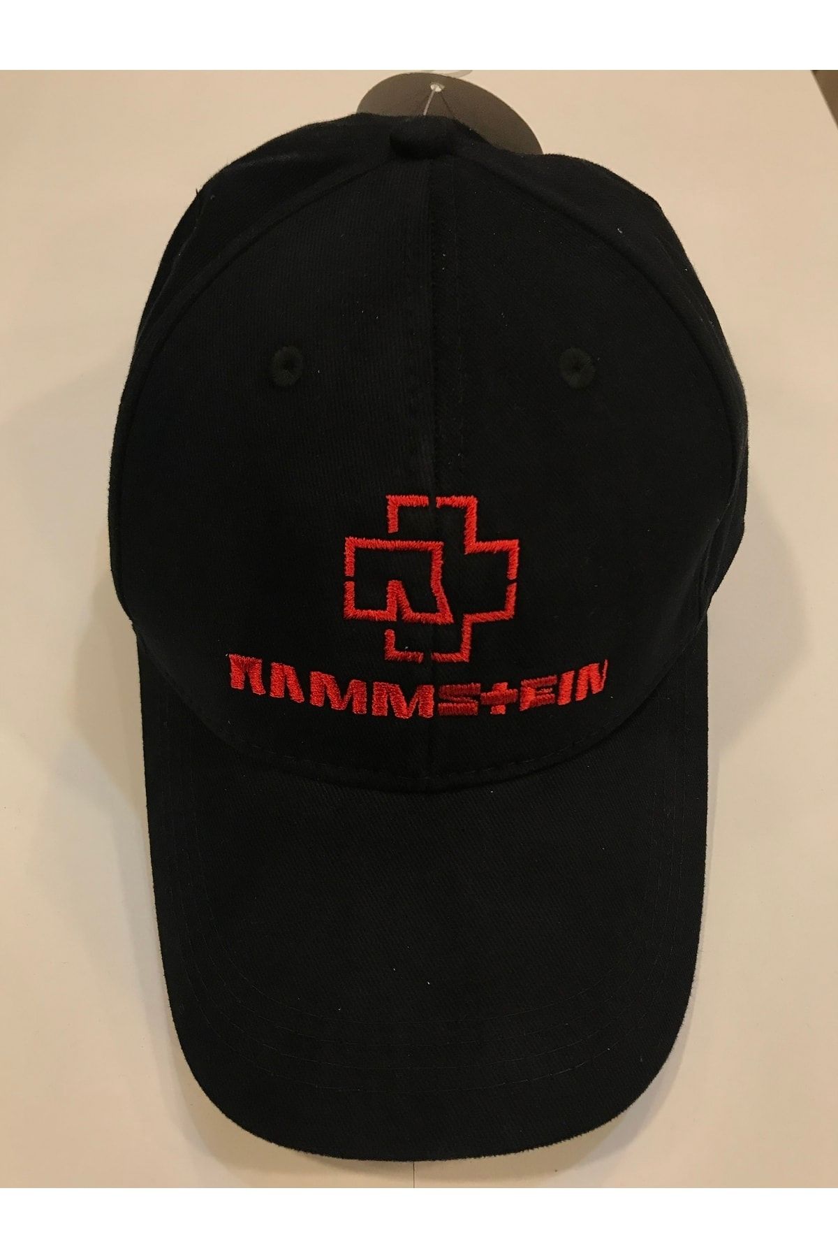 Orijin Tekstil Rammstein Logo Nakışlı Unisex Siyah Şapka