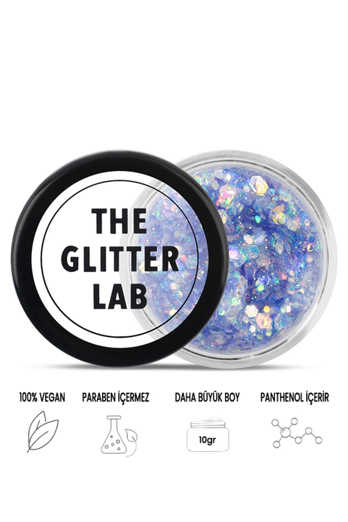 The Glitter Lab Jel Formlu Glow Dark -neon Glitter - Liar